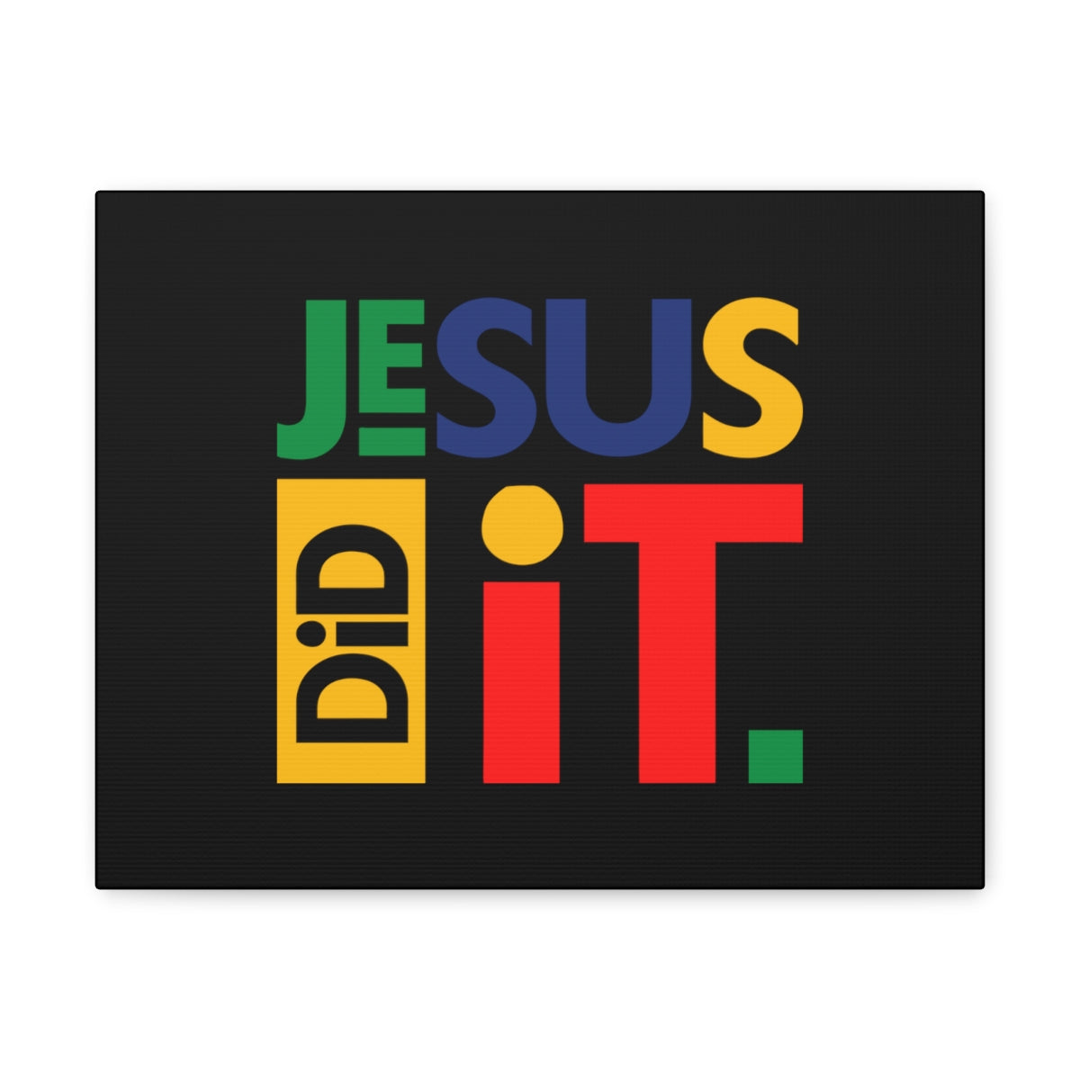 Scripture Walls Jesus Did It Acts 4:10-12 KJV Christian Wall Art Bible Verse Print Ready to Hang Unframed-Express Your Love Gifts