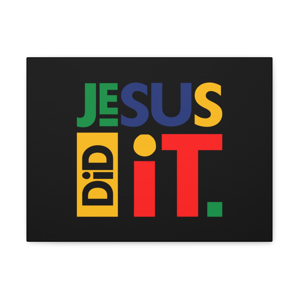 Scripture Walls Jesus Did It Acts 4:10-12 KJV Christian Wall Art Bible Verse Print Ready to Hang Unframed-Express Your Love Gifts