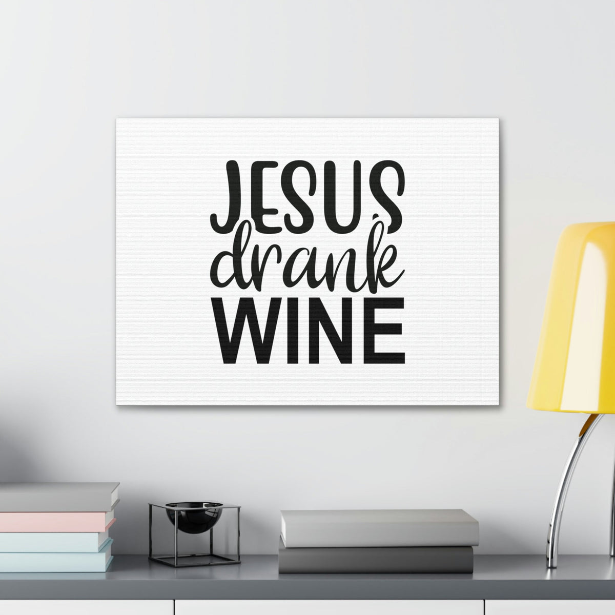Scripture Walls Jesus Drank Wine Ephesians 5:18 Christian Wall Art Bible Verse Print Ready to Hang Unframed-Express Your Love Gifts