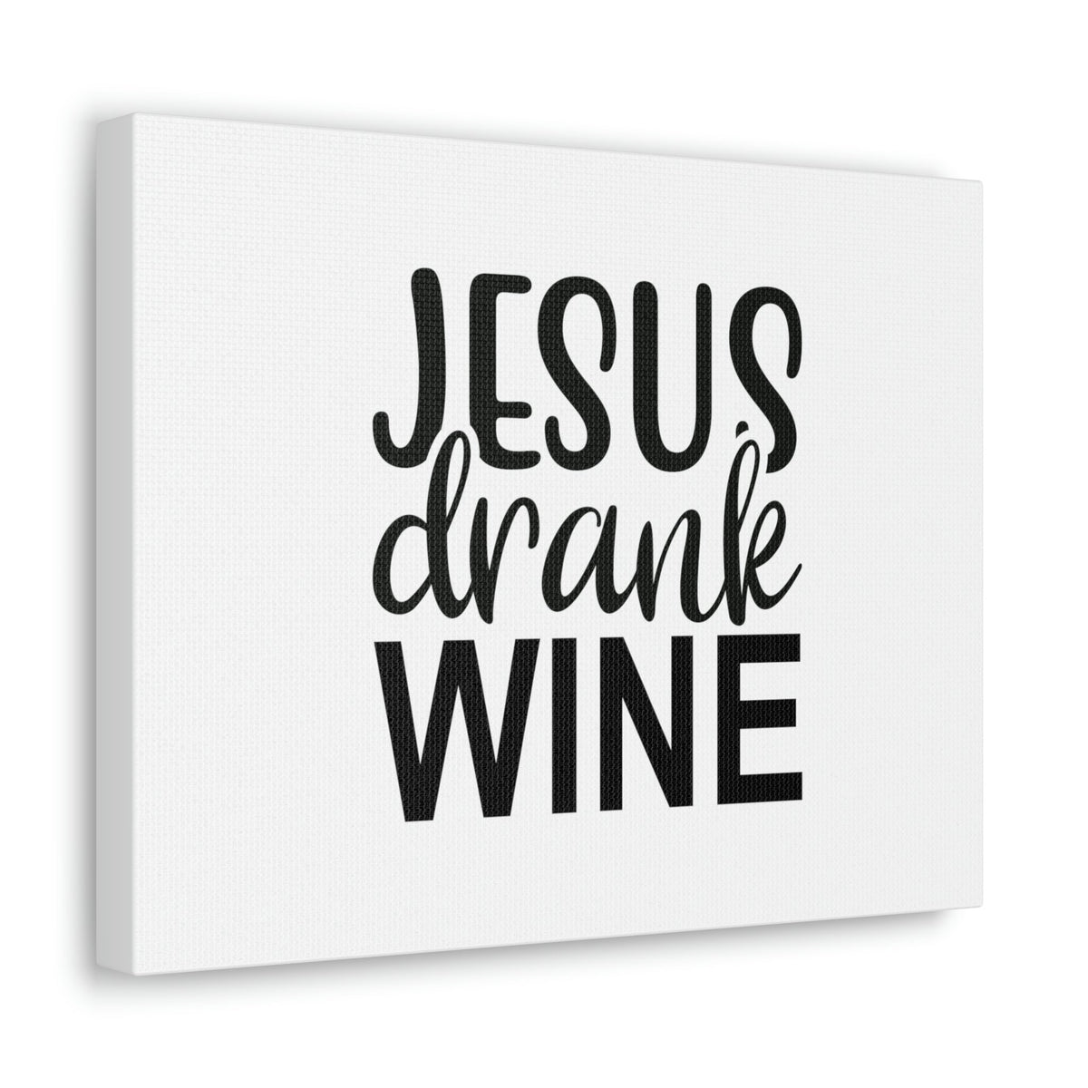 Scripture Walls Jesus Drank Wine Ephesians 5:18 Christian Wall Art Bible Verse Print Ready to Hang Unframed-Express Your Love Gifts
