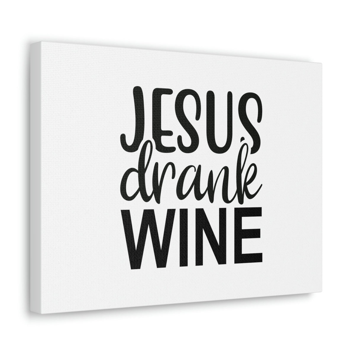 Scripture Walls Jesus Drank Wine Ephesians 5:18 Christian Wall Art Bible Verse Print Ready to Hang Unframed-Express Your Love Gifts