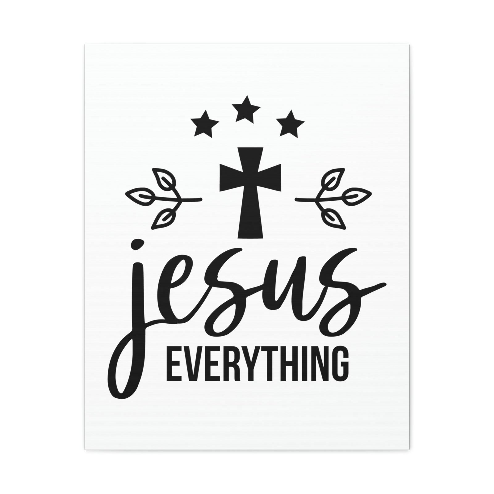 Scripture Walls Jesus Everything 1 John 4:9 Christian Wall Art Print Ready to Hang Unframed-Express Your Love Gifts