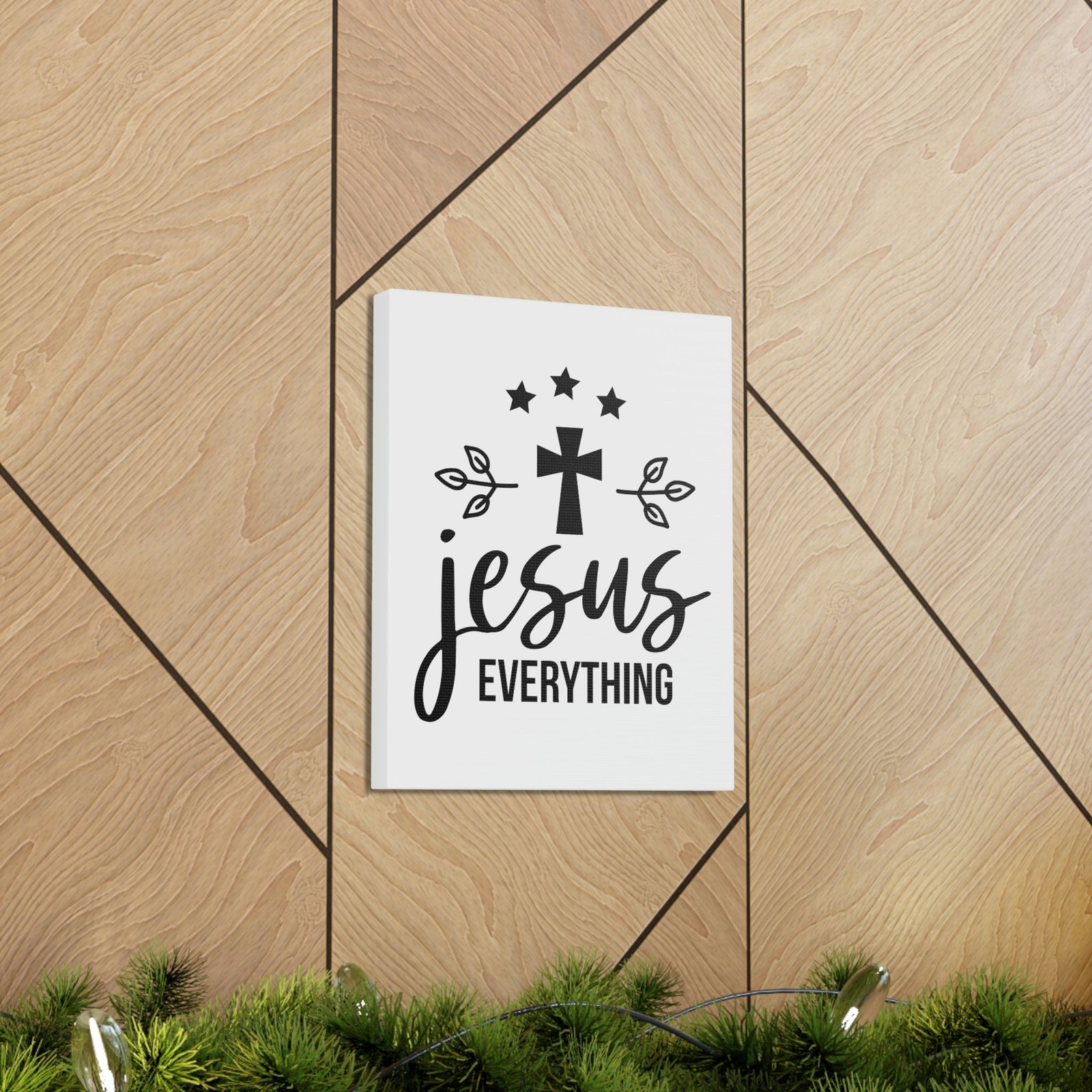 Scripture Walls Jesus Everything 1 John 4:9 Christian Wall Art Print Ready to Hang Unframed-Express Your Love Gifts
