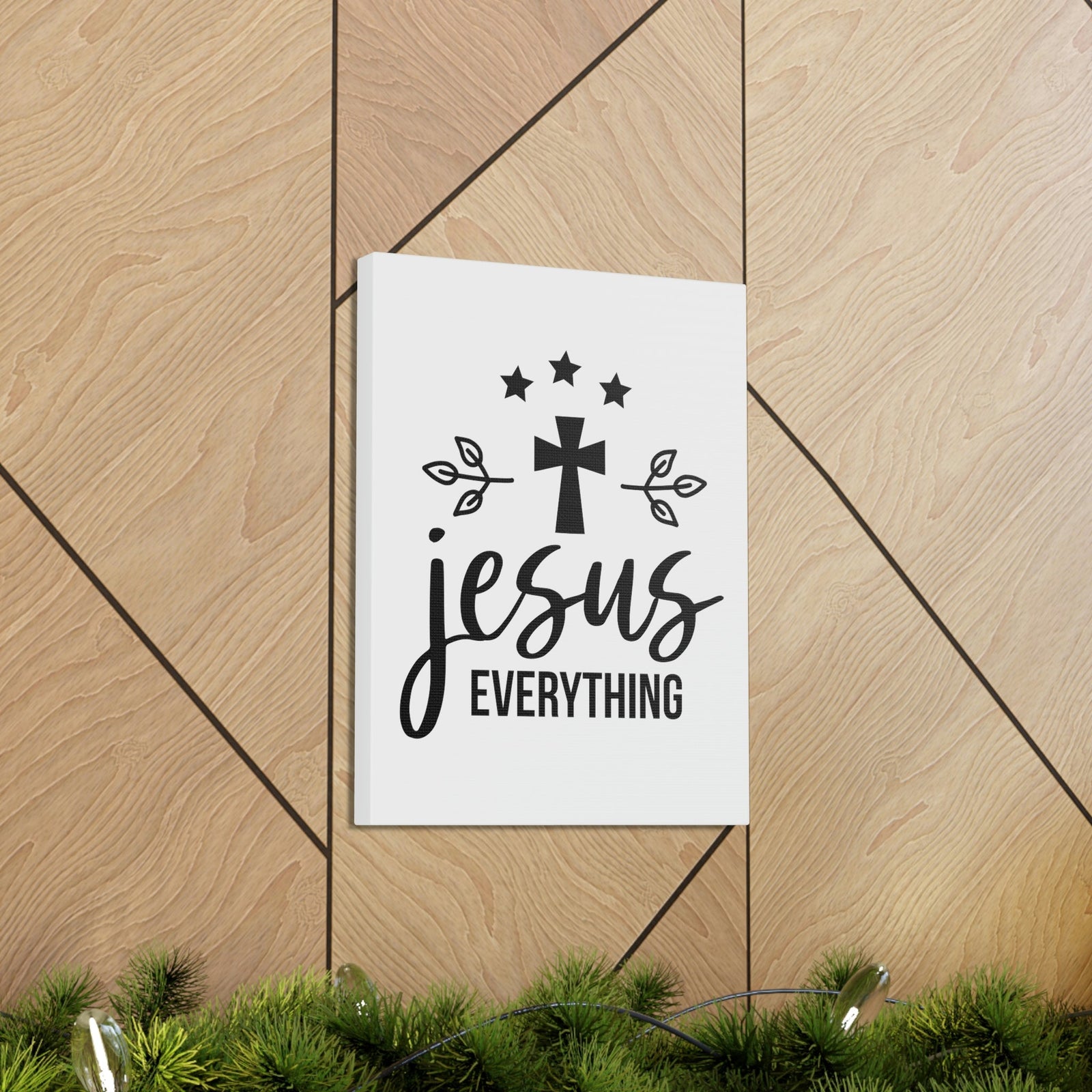 Scripture Walls Jesus Everything 1 John 4:9 Christian Wall Art Print Ready to Hang Unframed-Express Your Love Gifts