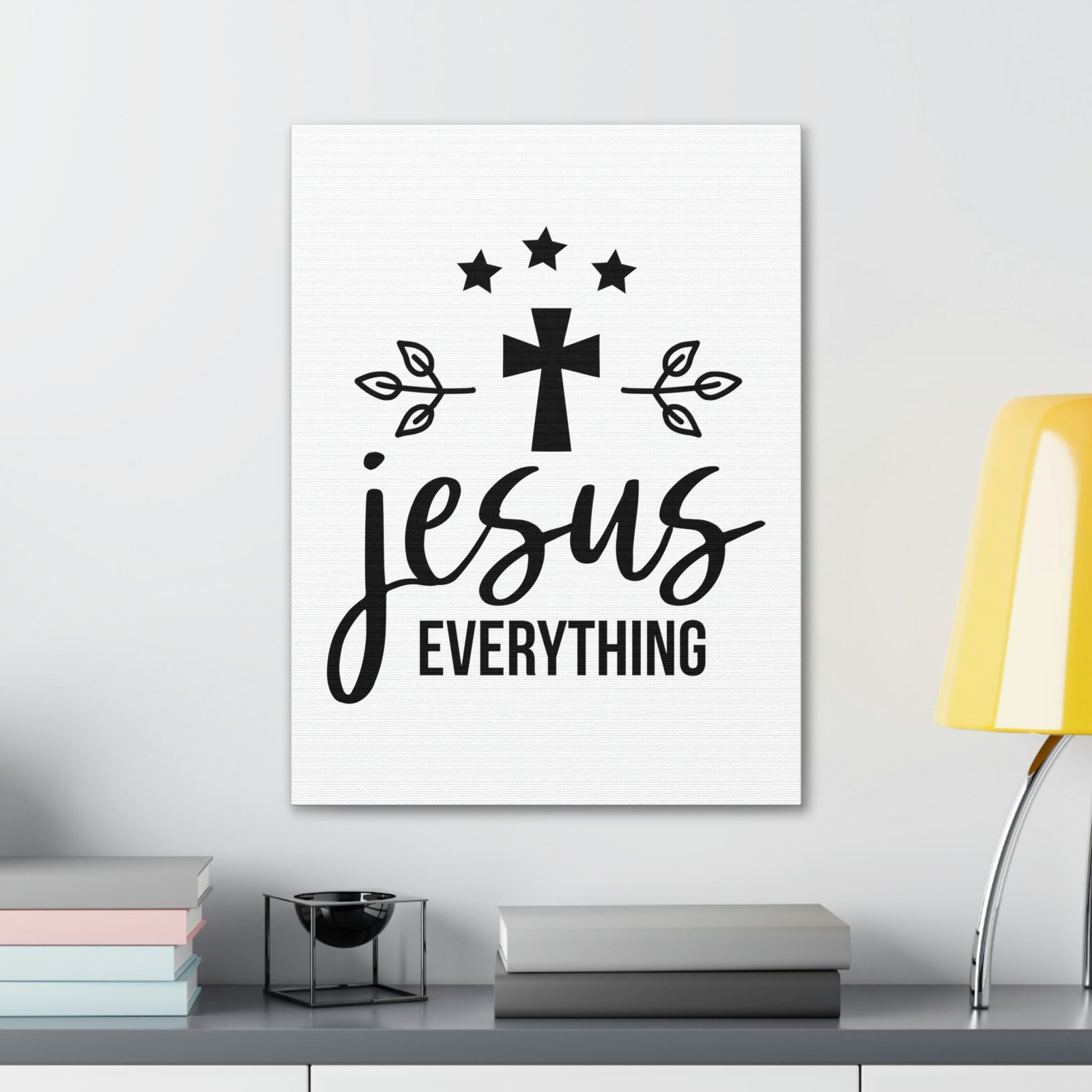 Scripture Walls Jesus Everything 1 John 4:9 Christian Wall Art Print Ready to Hang Unframed-Express Your Love Gifts