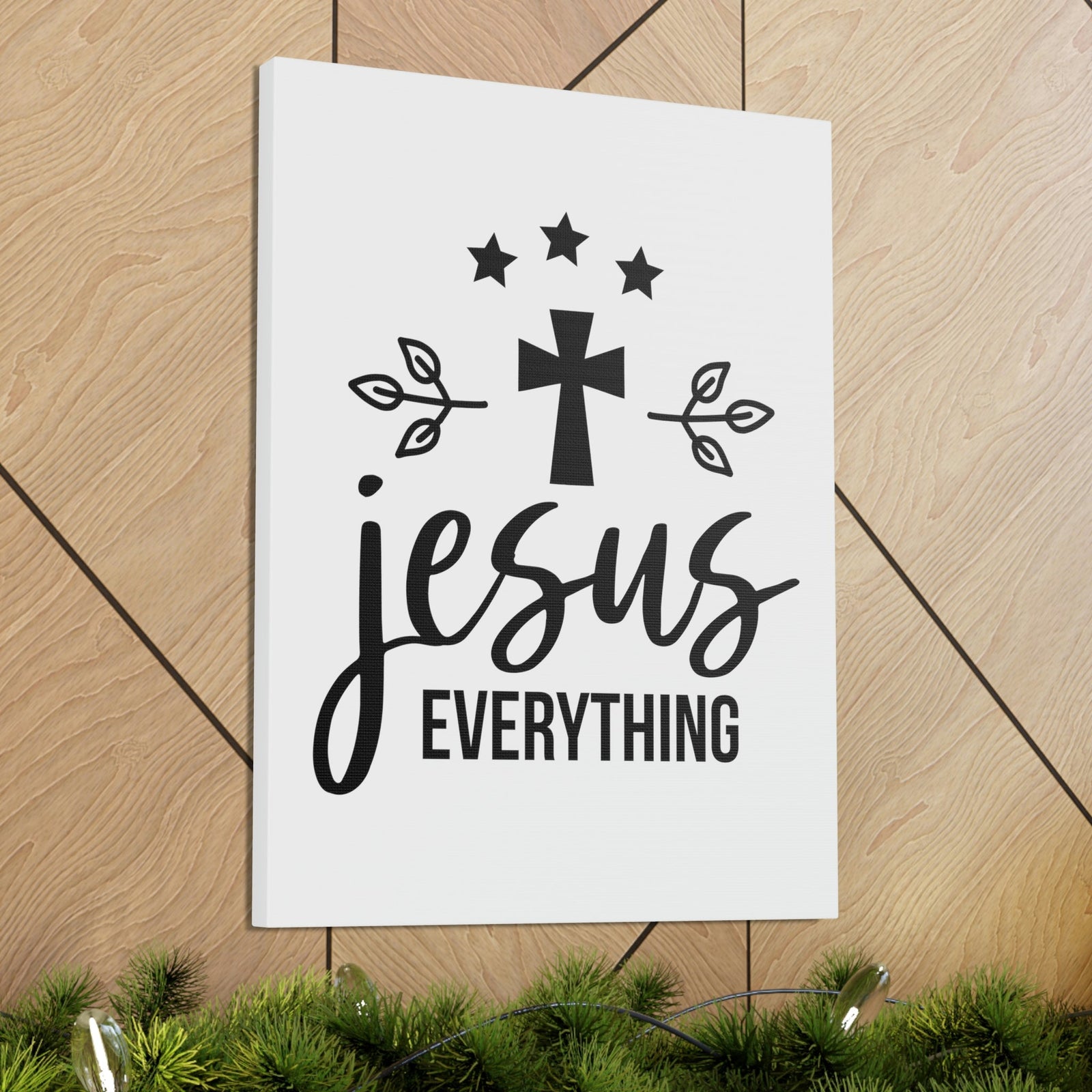 Scripture Walls Jesus Everything 1 John 4:9 Christian Wall Art Print Ready to Hang Unframed-Express Your Love Gifts