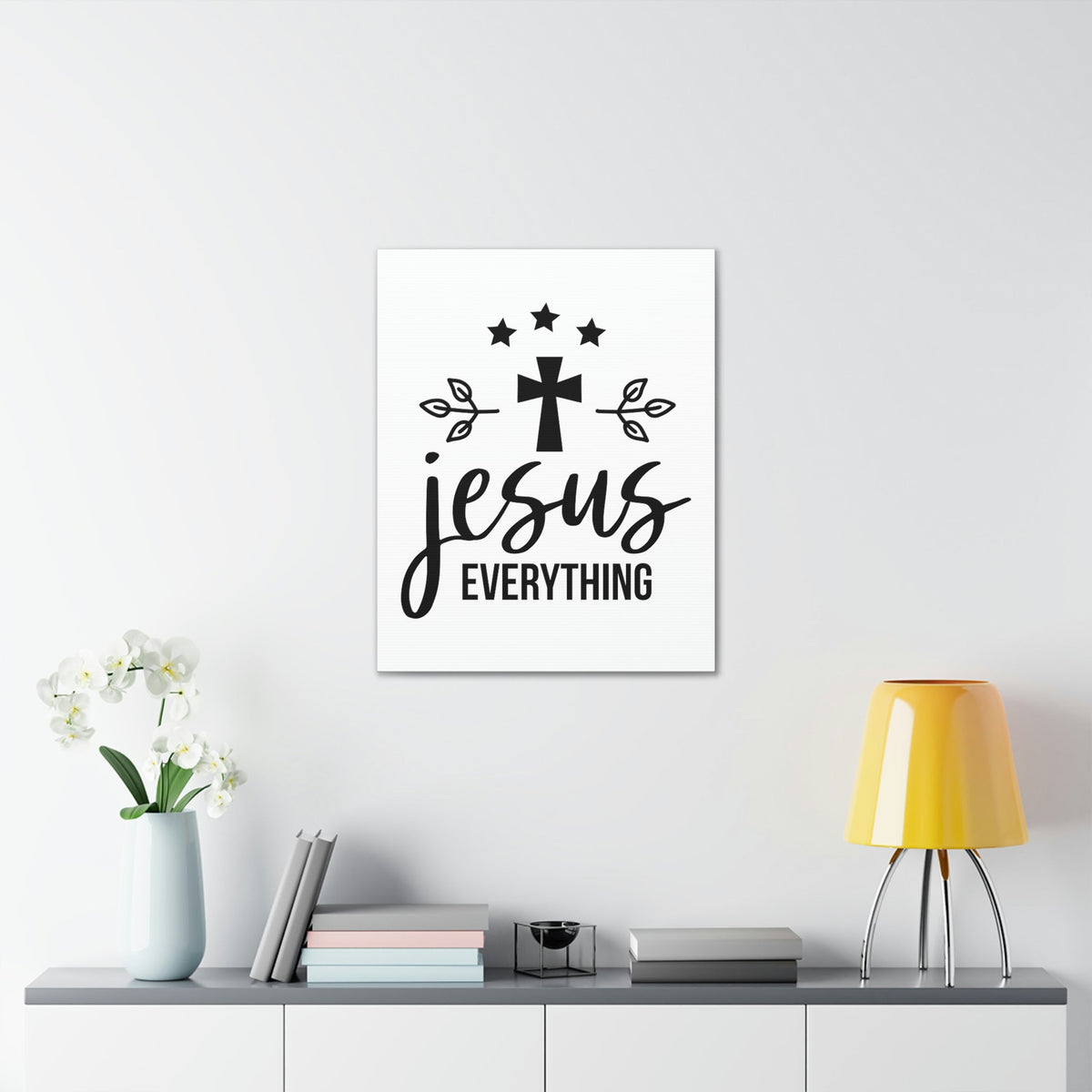 Scripture Walls Jesus Everything 1 John 4:9 Christian Wall Art Print Ready to Hang Unframed-Express Your Love Gifts