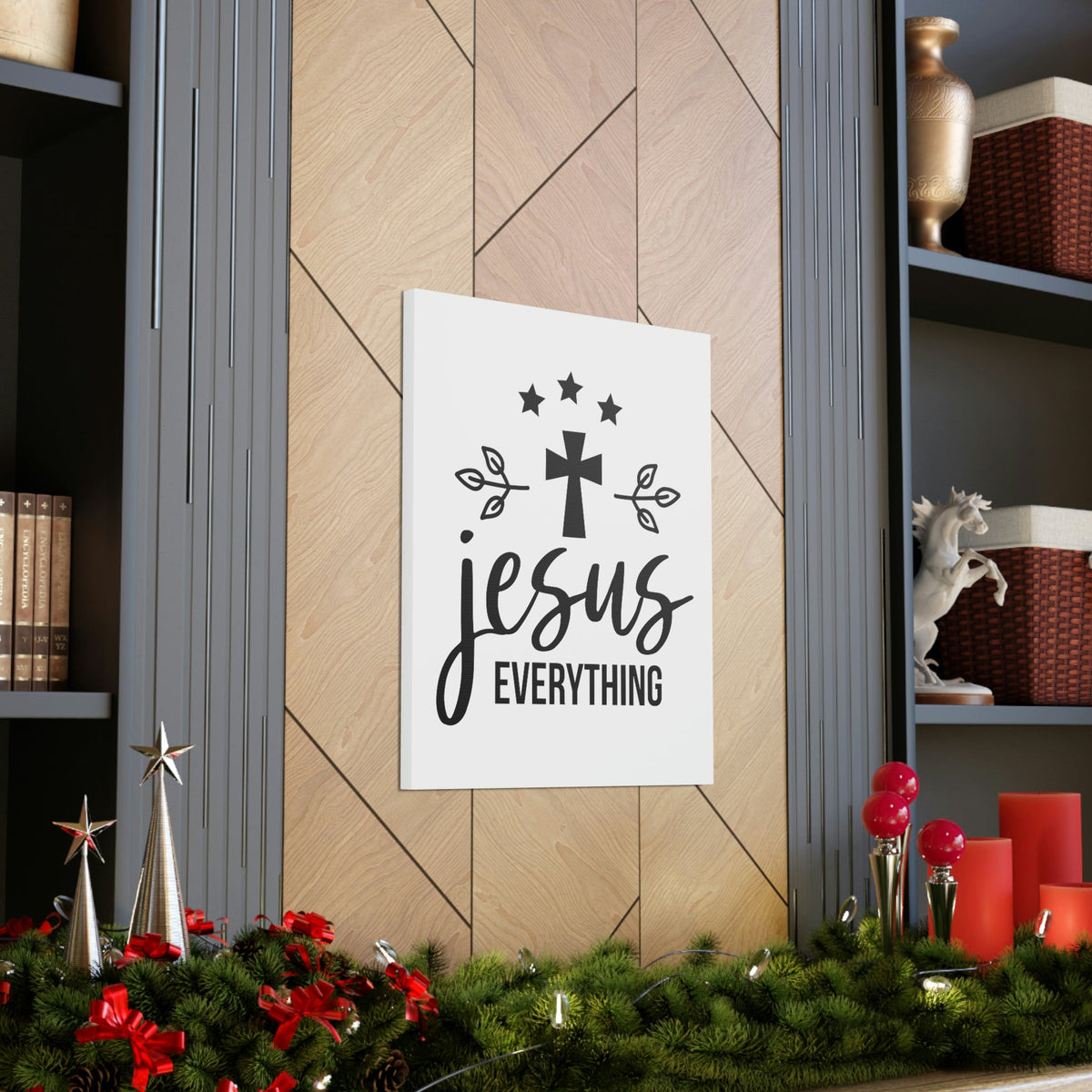 Scripture Walls Jesus Everything 1 John 4:9 Christian Wall Art Print Ready to Hang Unframed-Express Your Love Gifts