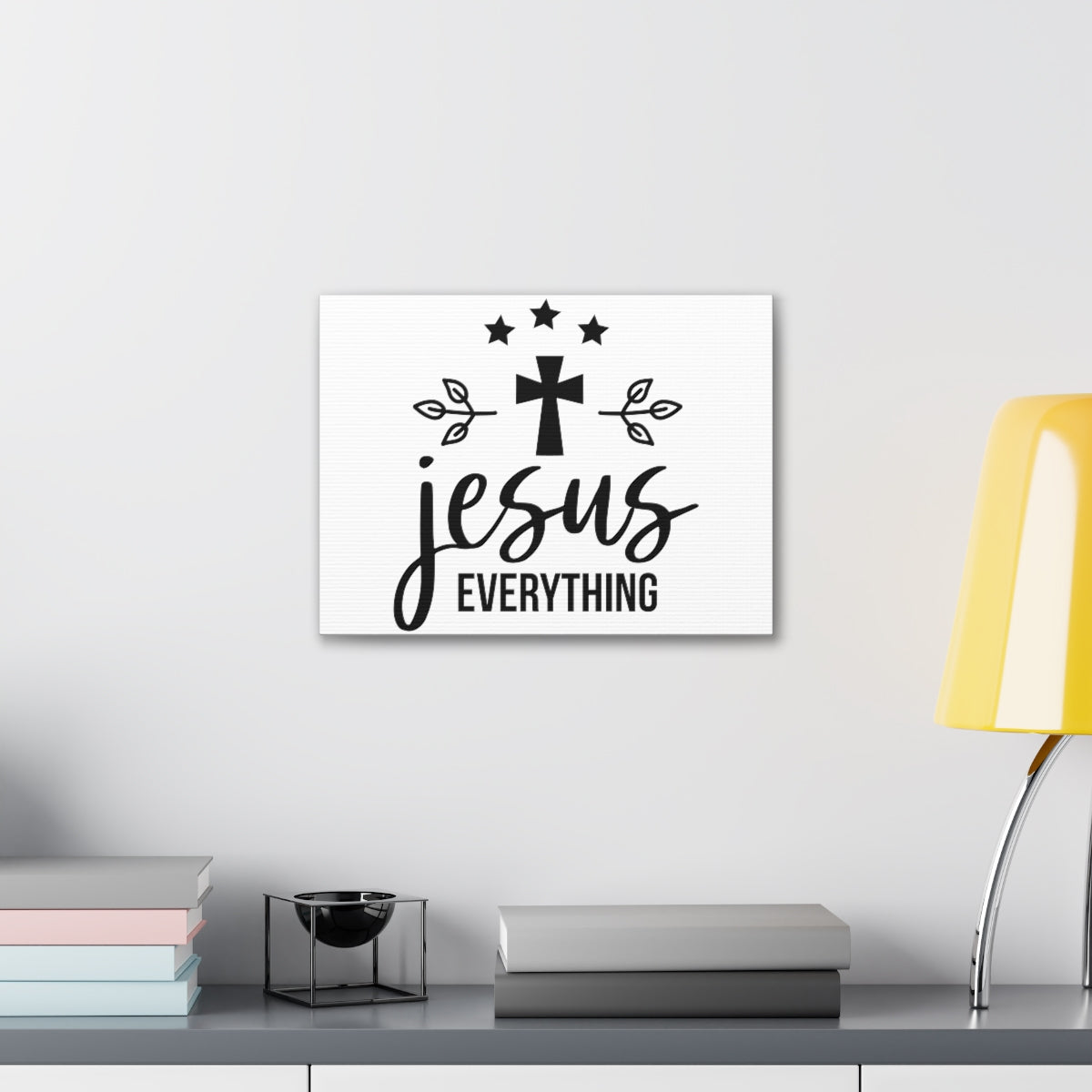 Scripture Walls Jesus Everything Ephesians 2:4-5 NIV Christian Wall Art Print Ready to Hang Unframed-Express Your Love Gifts