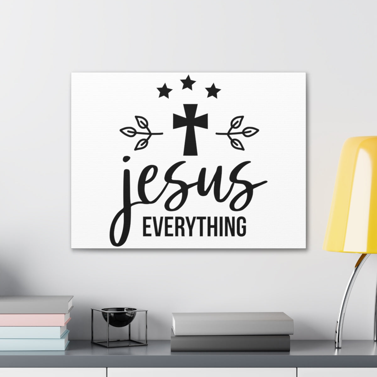 Scripture Walls Jesus Everything Ephesians 2:4-5 NIV Christian Wall Art Print Ready to Hang Unframed-Express Your Love Gifts