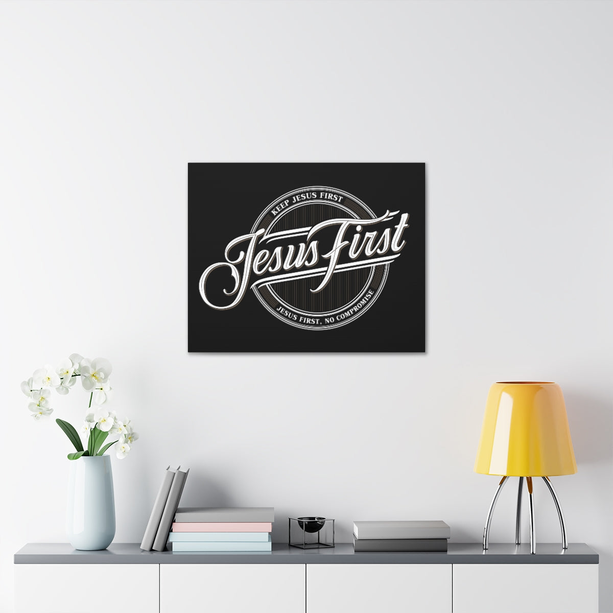 Scripture Walls Jesus First Ephesians 5:23 Christian Wall Art Print Ready to Hang Unframed-Express Your Love Gifts