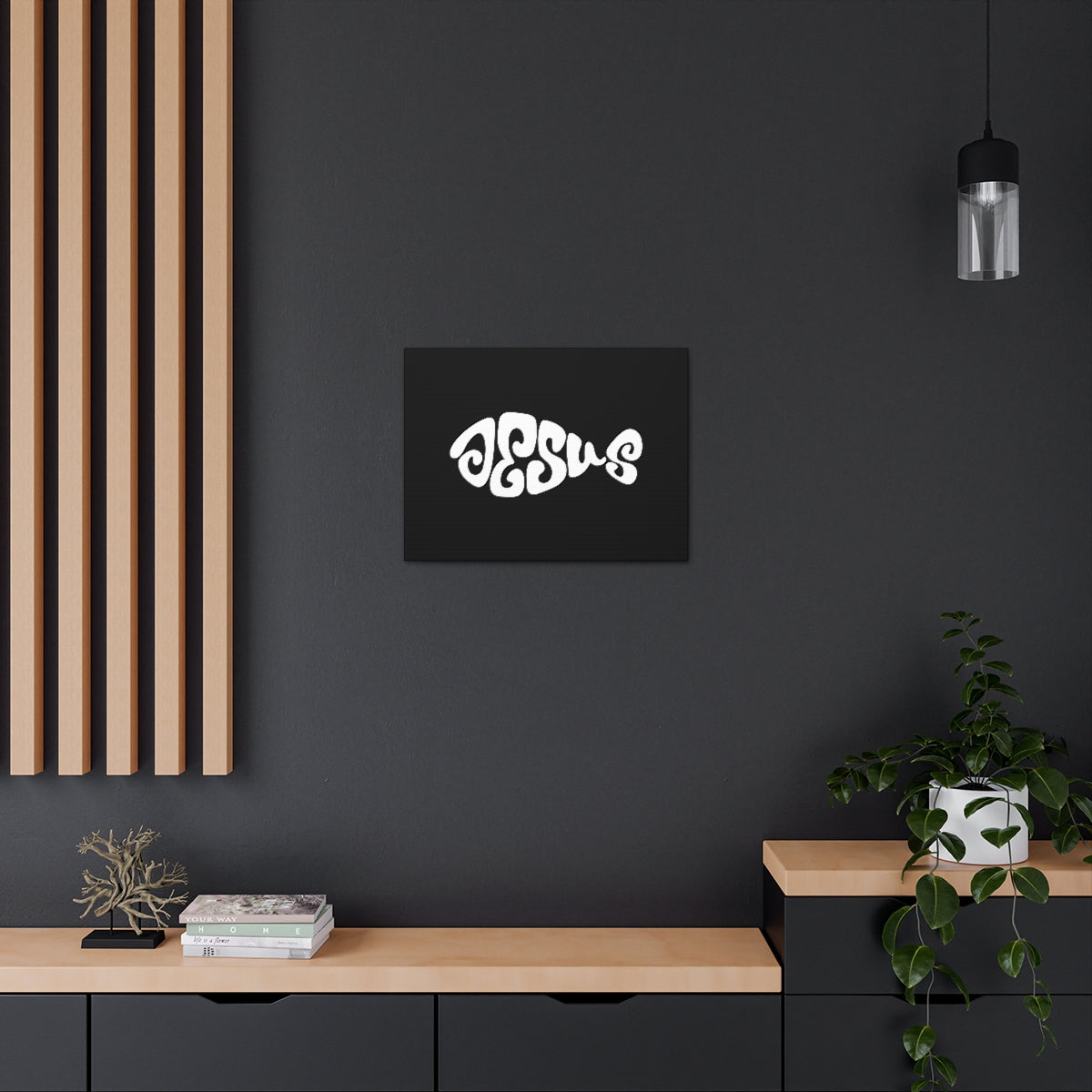 Scripture Walls Jesus Fish Luke 5:9 Christian Wall Art Bible Verse Print Ready to Hang Unframed-Express Your Love Gifts