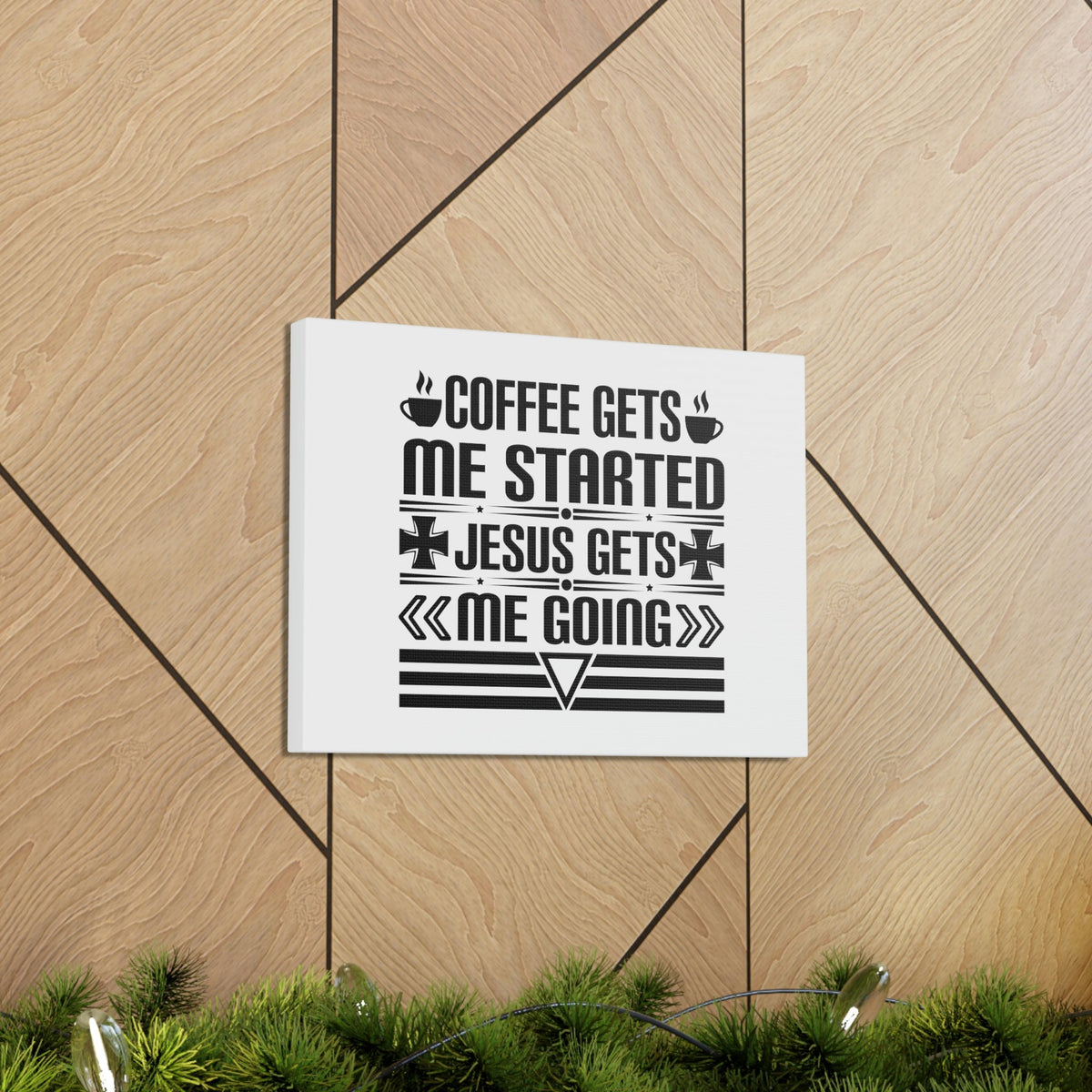 Scripture Walls Jesus Gets Me Going Ephesians 5:2 White Christian Wall Art Bible Verse Print Ready to Hang Unframed-Express Your Love Gifts