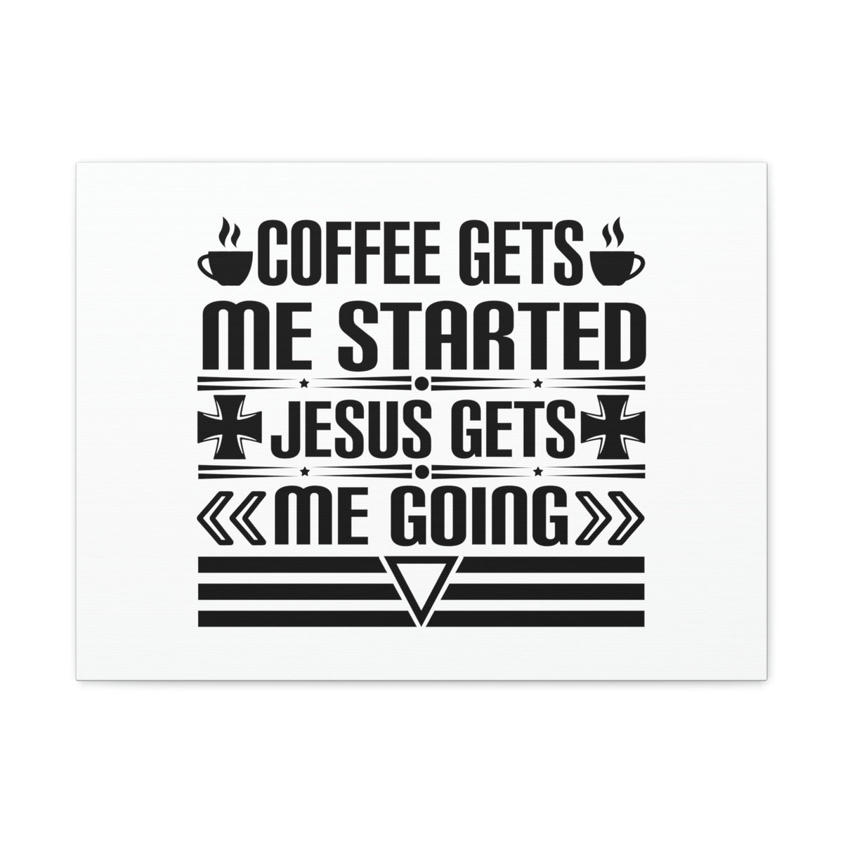 Scripture Walls Jesus Gets Me Going Ephesians 5:2 White Christian Wall Art Bible Verse Print Ready to Hang Unframed-Express Your Love Gifts