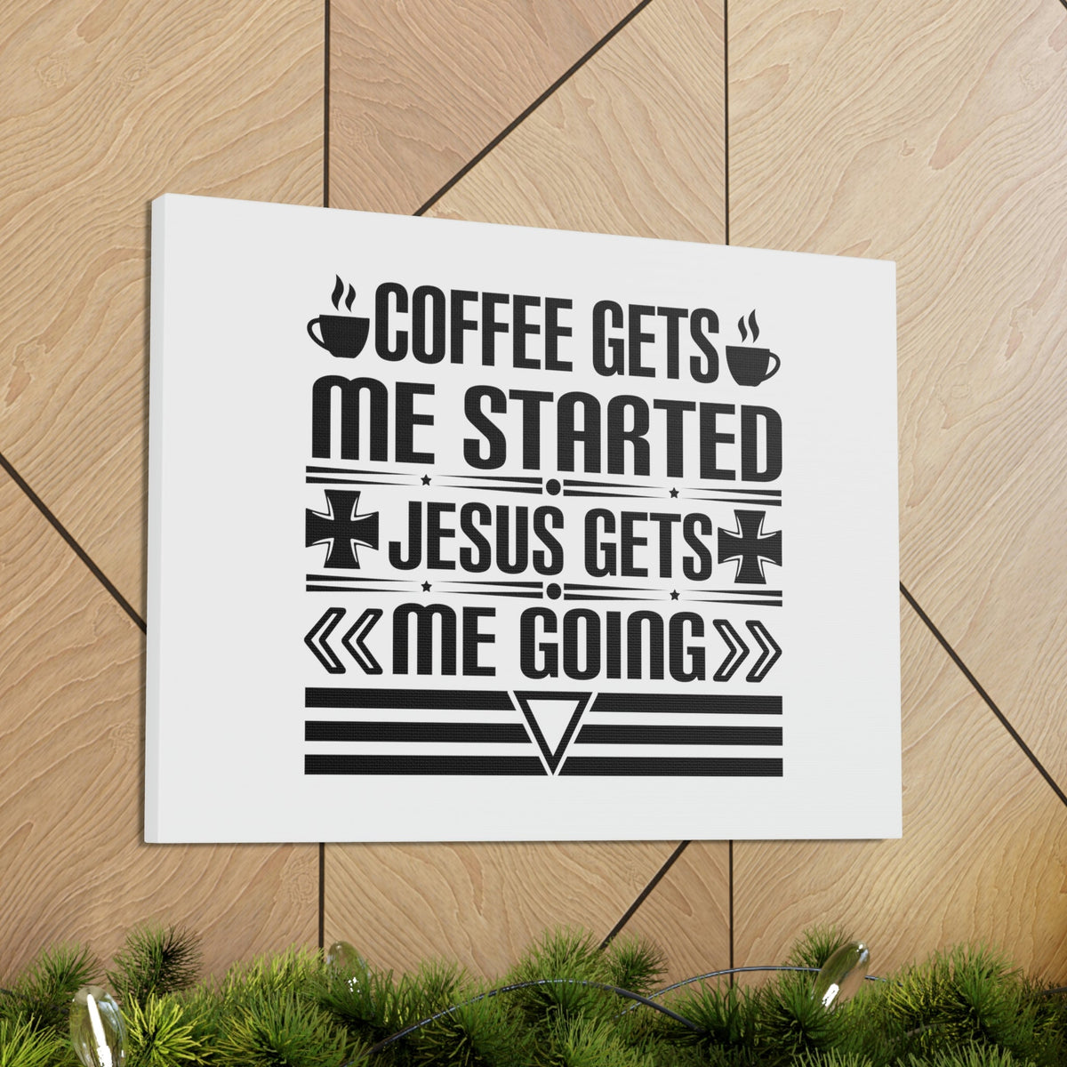 Scripture Walls Jesus Gets Me Going Ephesians 5:2 White Christian Wall Art Bible Verse Print Ready to Hang Unframed-Express Your Love Gifts