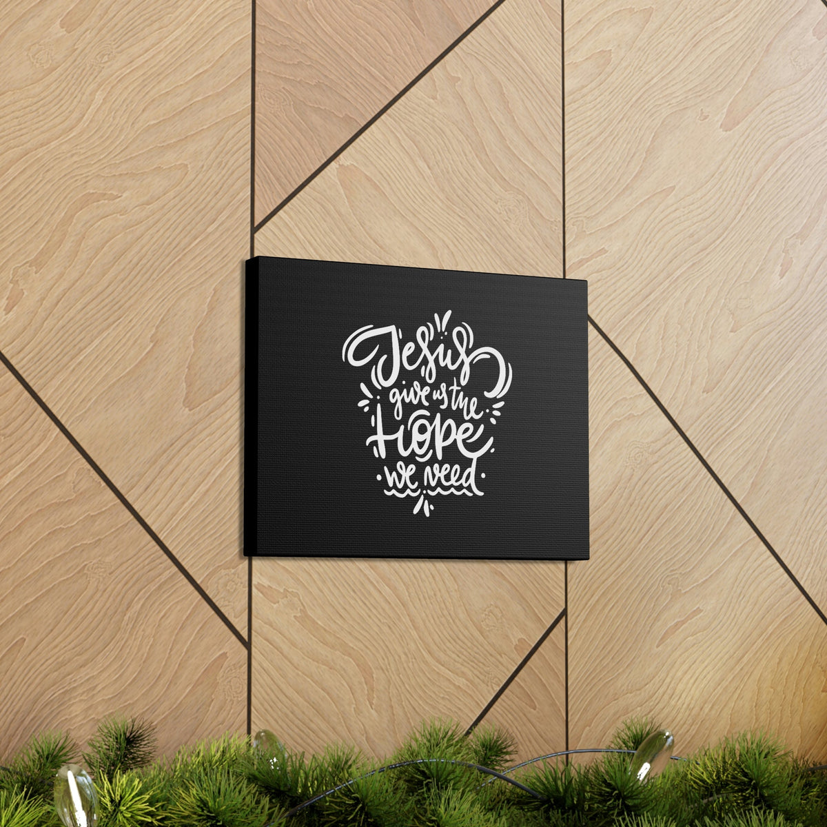 Scripture Walls Jesus Gives Us The Hope We Need 1 Peter 1:3 Christian Wall Art Bible Verse Print Ready to Hang Unframed-Express Your Love Gifts