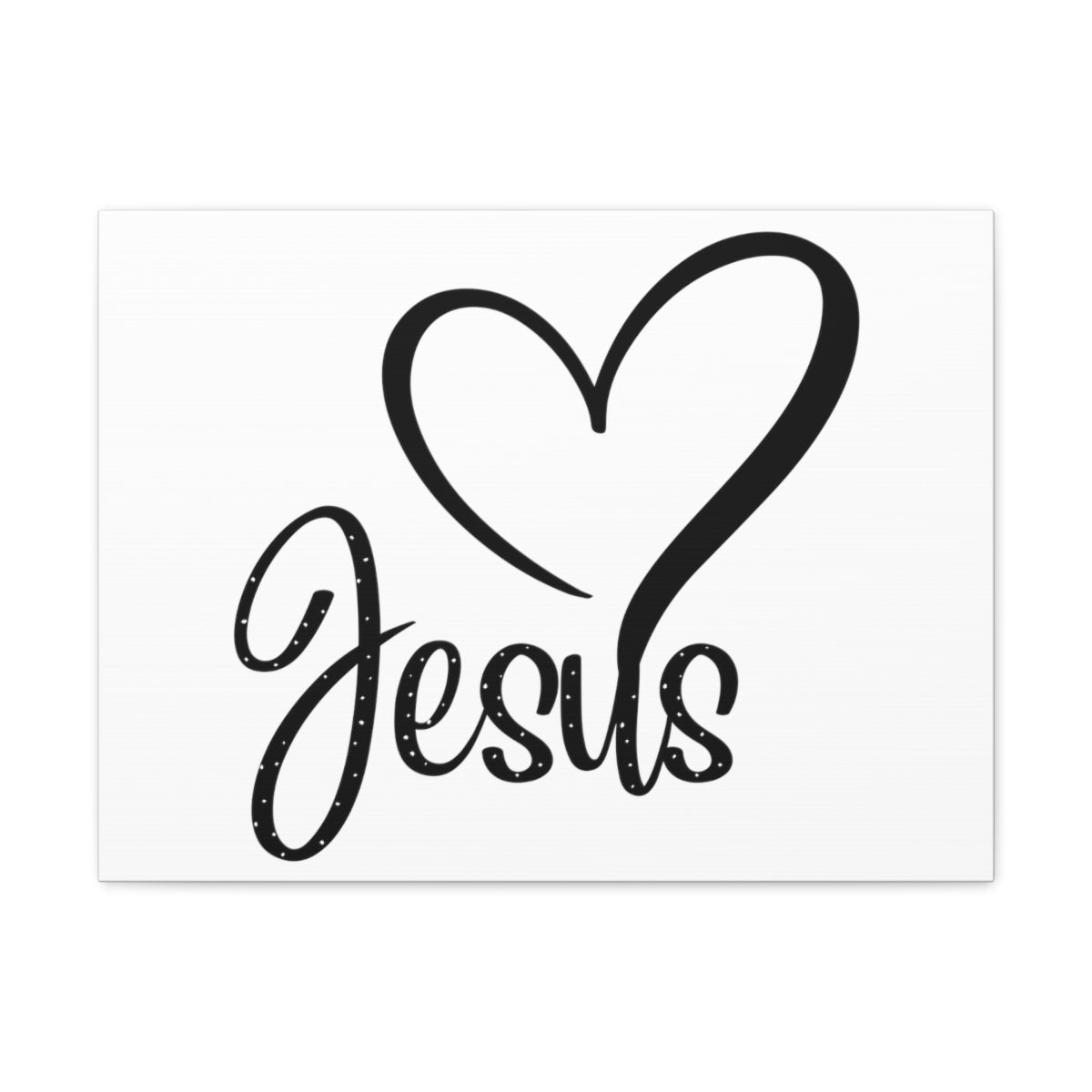 Scripture Walls Jesus Heart John 3:16 KJV Christian Wall Art Print Ready to Hang Unframed-Express Your Love Gifts