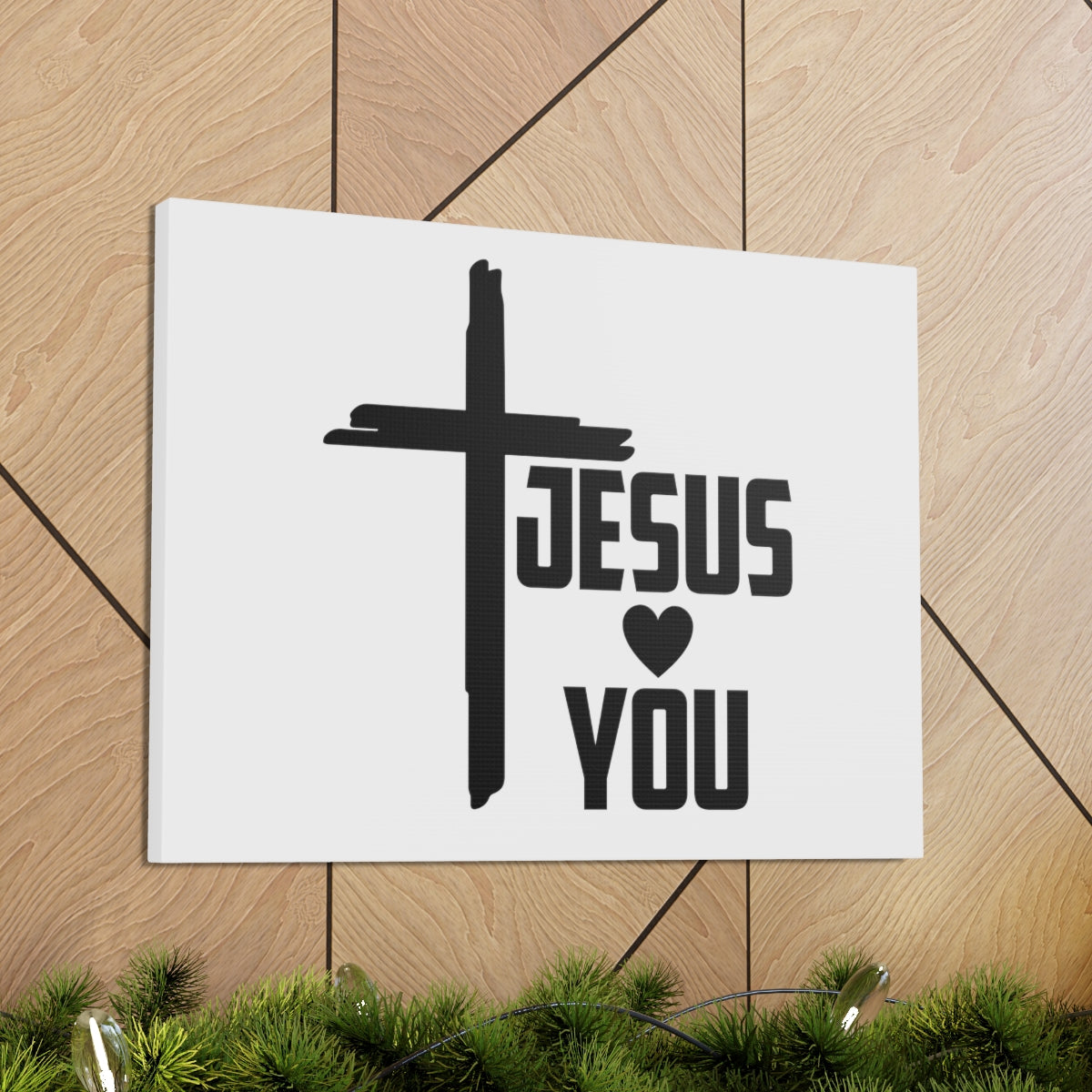 Scripture Walls Jesus Hearts You JOHN 15:9 Christian Wall Art Bible Verse Print Ready to Hang Unframed-Express Your Love Gifts