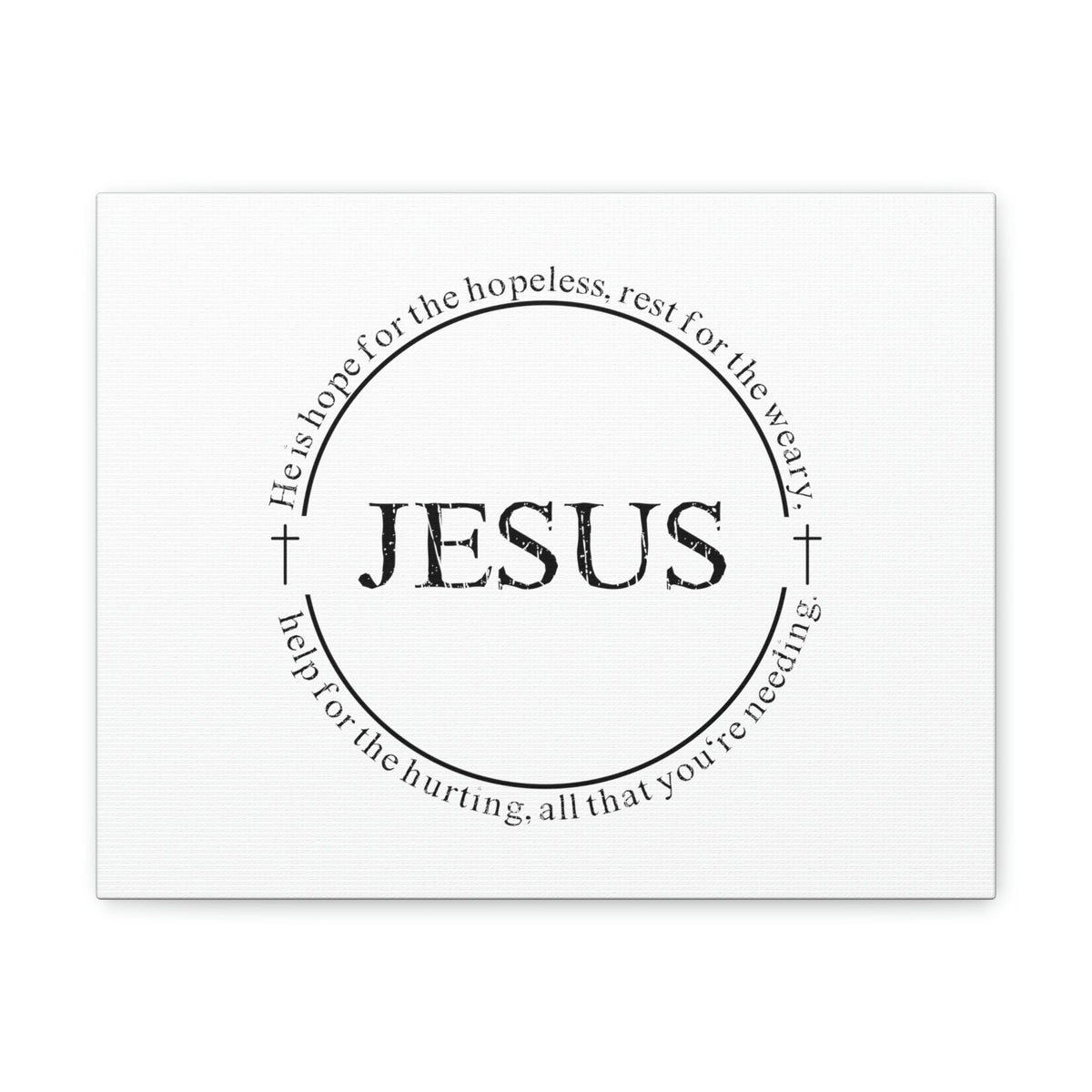 Scripture Walls Jesus, Help For The Hurting Hebrews 13:8 Christian Wall Art Bible Verse Print Ready to Hang Unframed-Express Your Love Gifts
