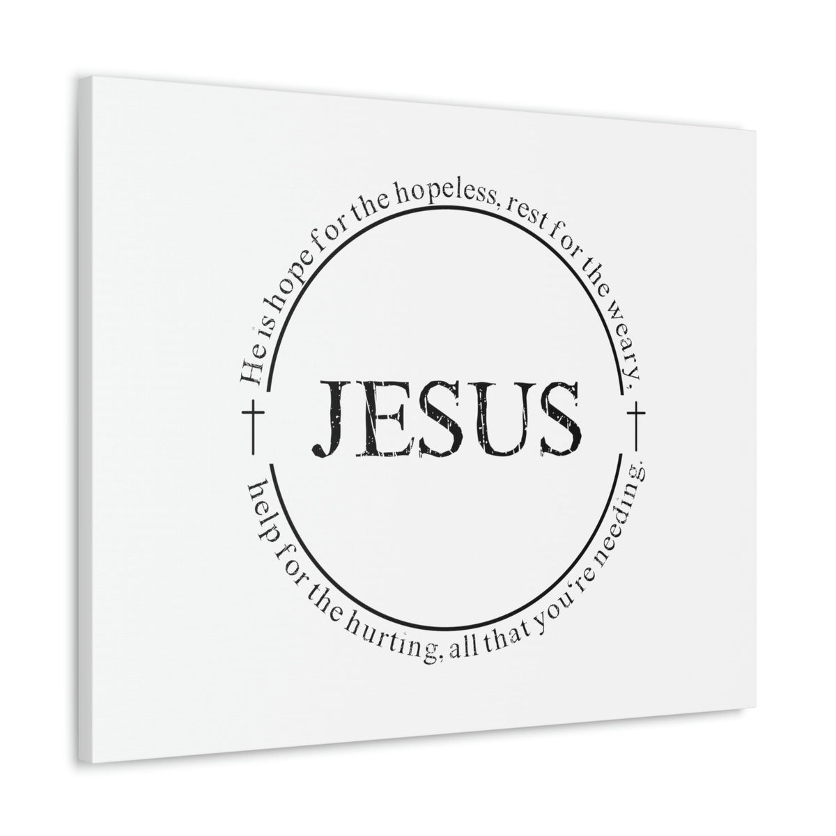 Scripture Walls Jesus, Help For The Hurting Hebrews 13:8 Christian Wall Art Bible Verse Print Ready to Hang Unframed-Express Your Love Gifts
