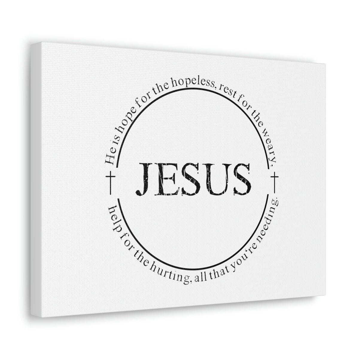 Scripture Walls Jesus, Help For The Hurting Hebrews 13:8 Christian Wall Art Bible Verse Print Ready to Hang Unframed-Express Your Love Gifts