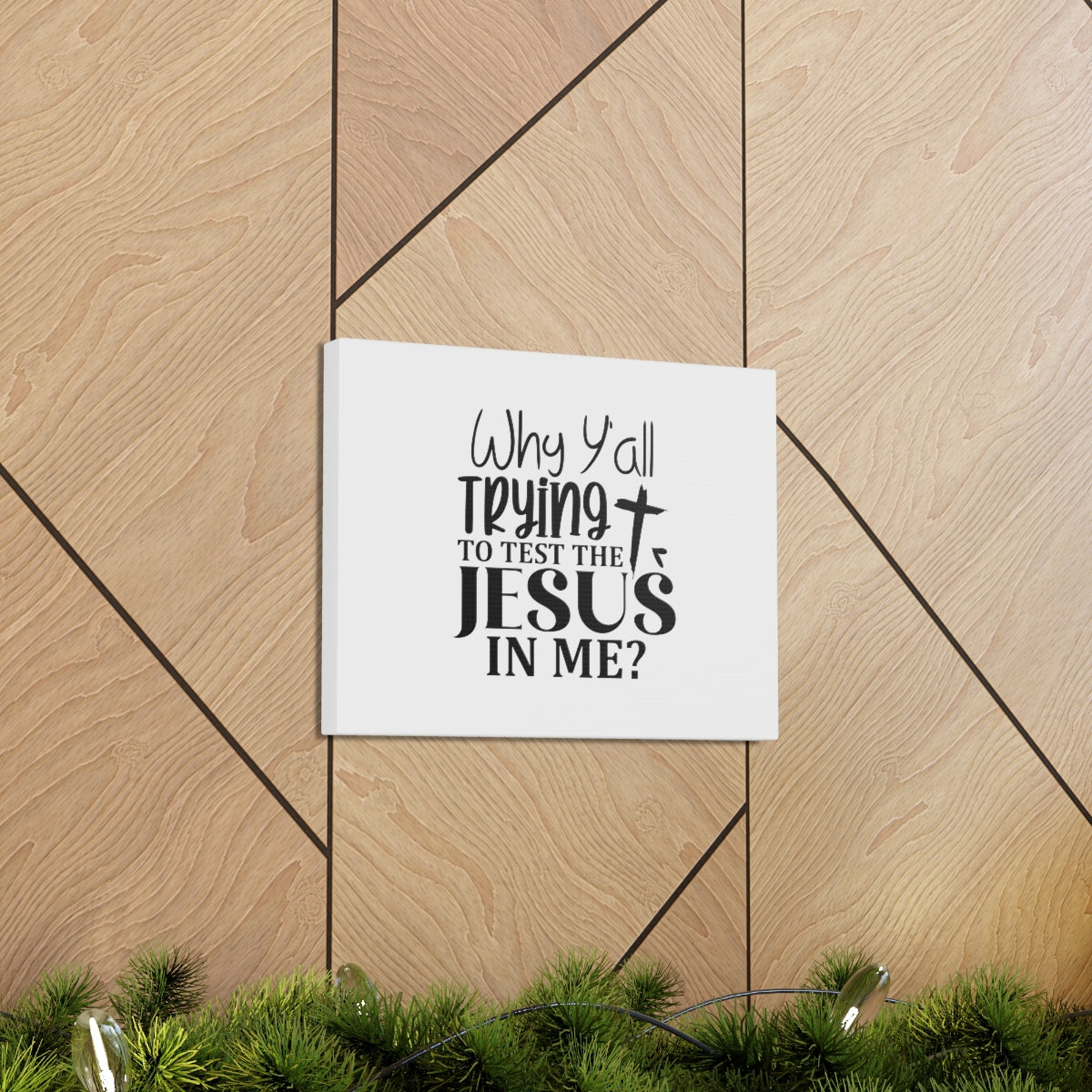 Scripture Walls Jesus In Me Deuteronomy 6:16 Christian Wall Art Bible Verse Print Ready to Hang Unframed-Express Your Love Gifts