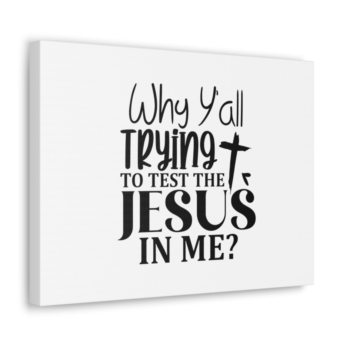 Scripture Walls Jesus In Me Deuteronomy 6:16 Christian Wall Art Bible Verse Print Ready to Hang Unframed-Express Your Love Gifts