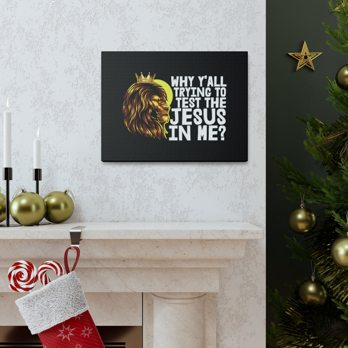 Scripture Walls Jesus In Me Luke 22:28 Christian Wall Art Bible Verse Print Ready to Hang Unframed-Express Your Love Gifts