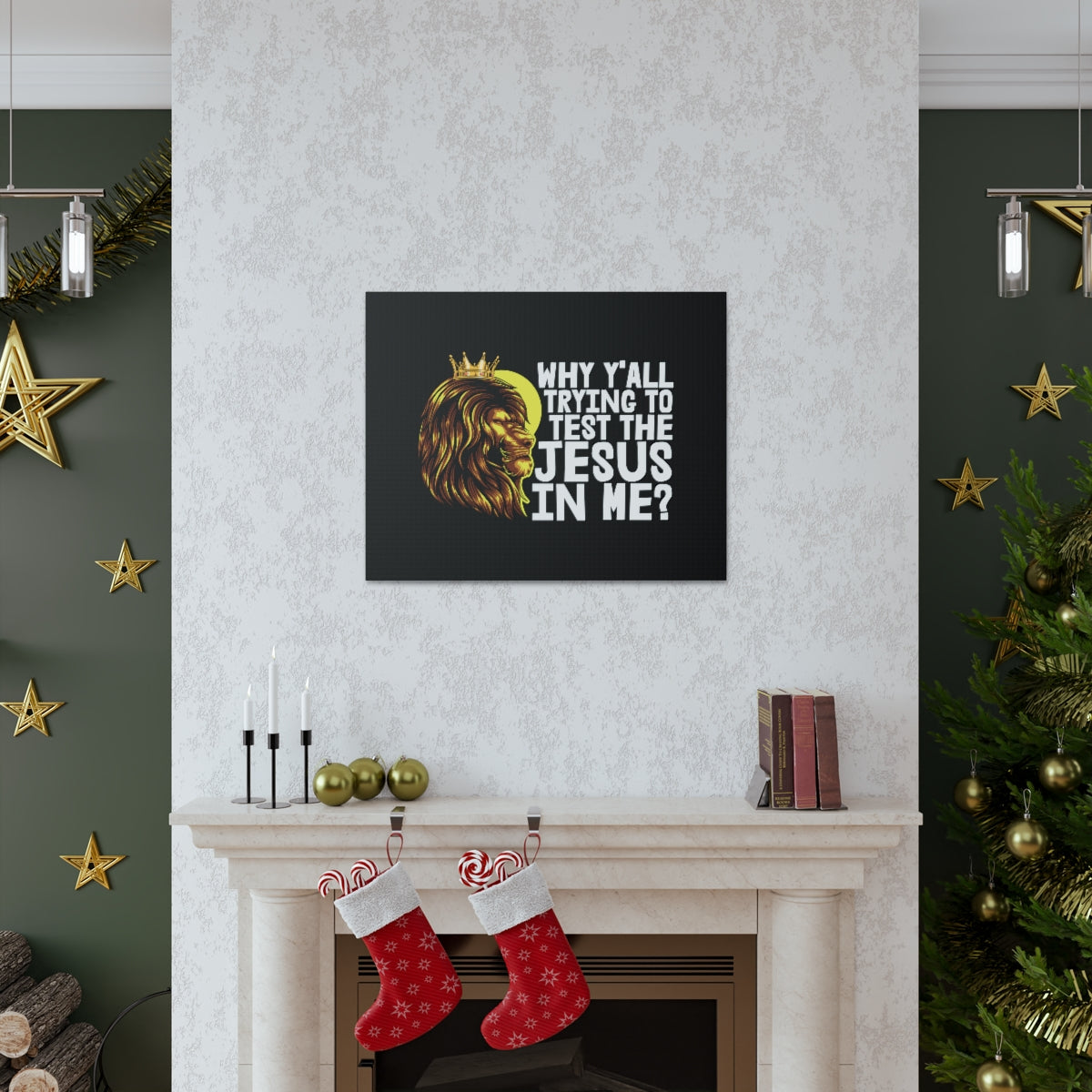 Scripture Walls Jesus In Me Luke 22:28 Christian Wall Art Bible Verse Print Ready to Hang Unframed-Express Your Love Gifts