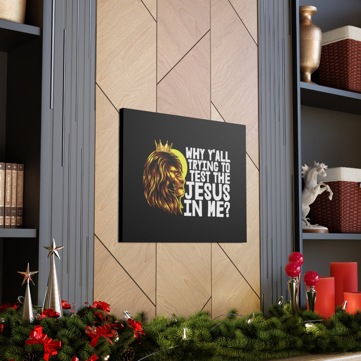 Scripture Walls Jesus In Me Luke 22:28 Christian Wall Art Bible Verse Print Ready to Hang Unframed-Express Your Love Gifts