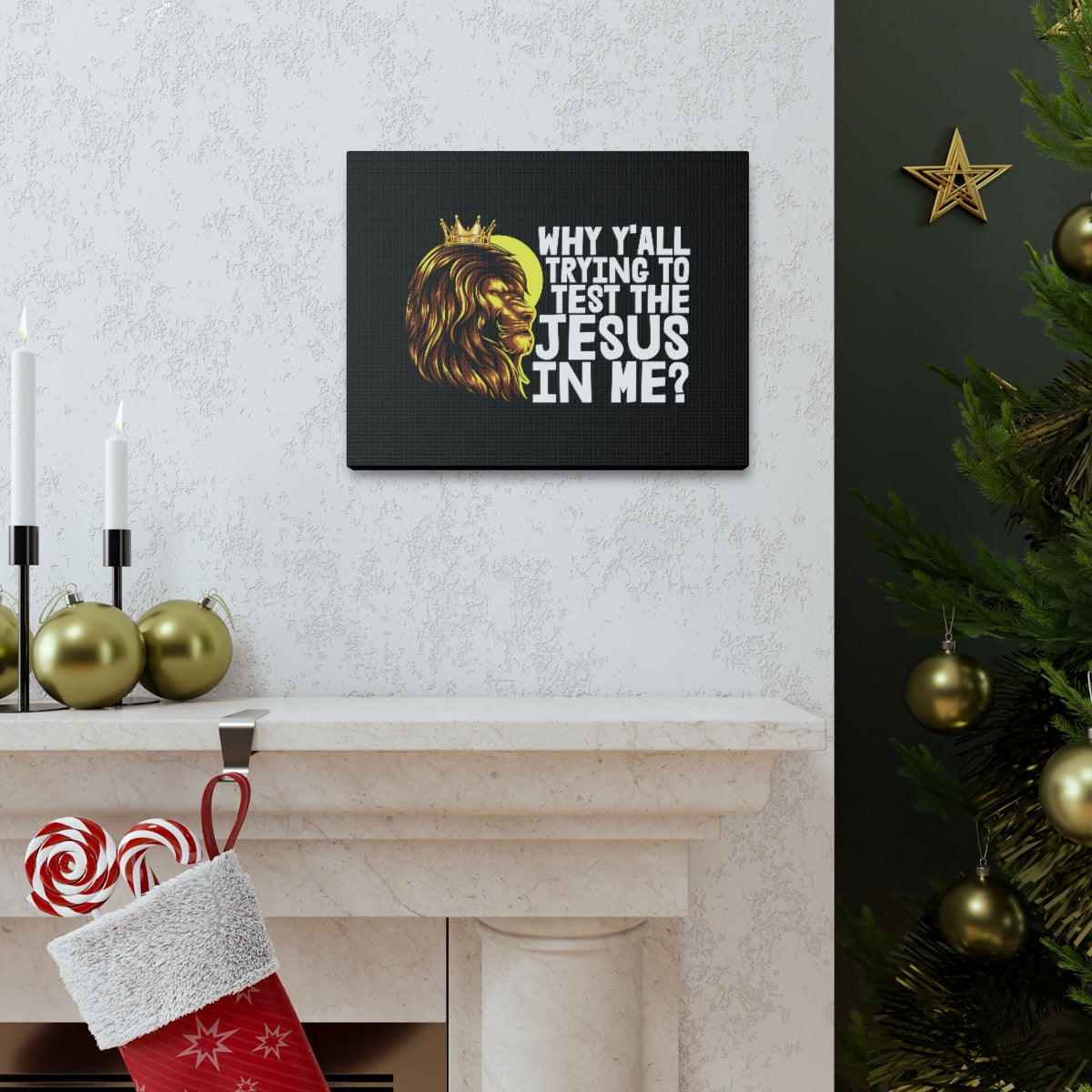 Scripture Walls Jesus In Me Luke 22:28 Christian Wall Art Bible Verse Print Ready to Hang Unframed-Express Your Love Gifts