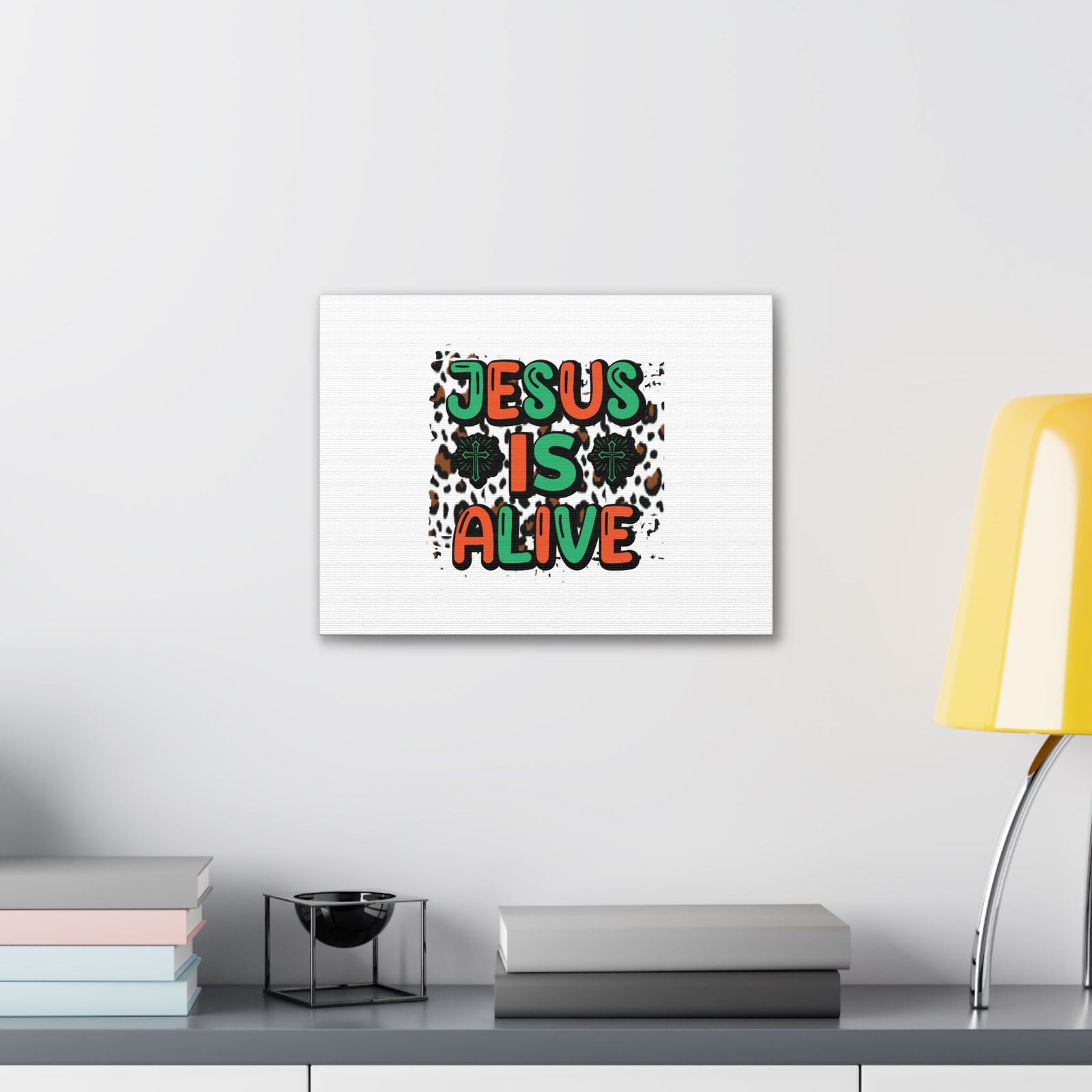 Scripture Walls Jesus Is Alive 1 Peter 3:18 Christian Wall Art Bible Verse Print Ready to Hang Unframed-Express Your Love Gifts