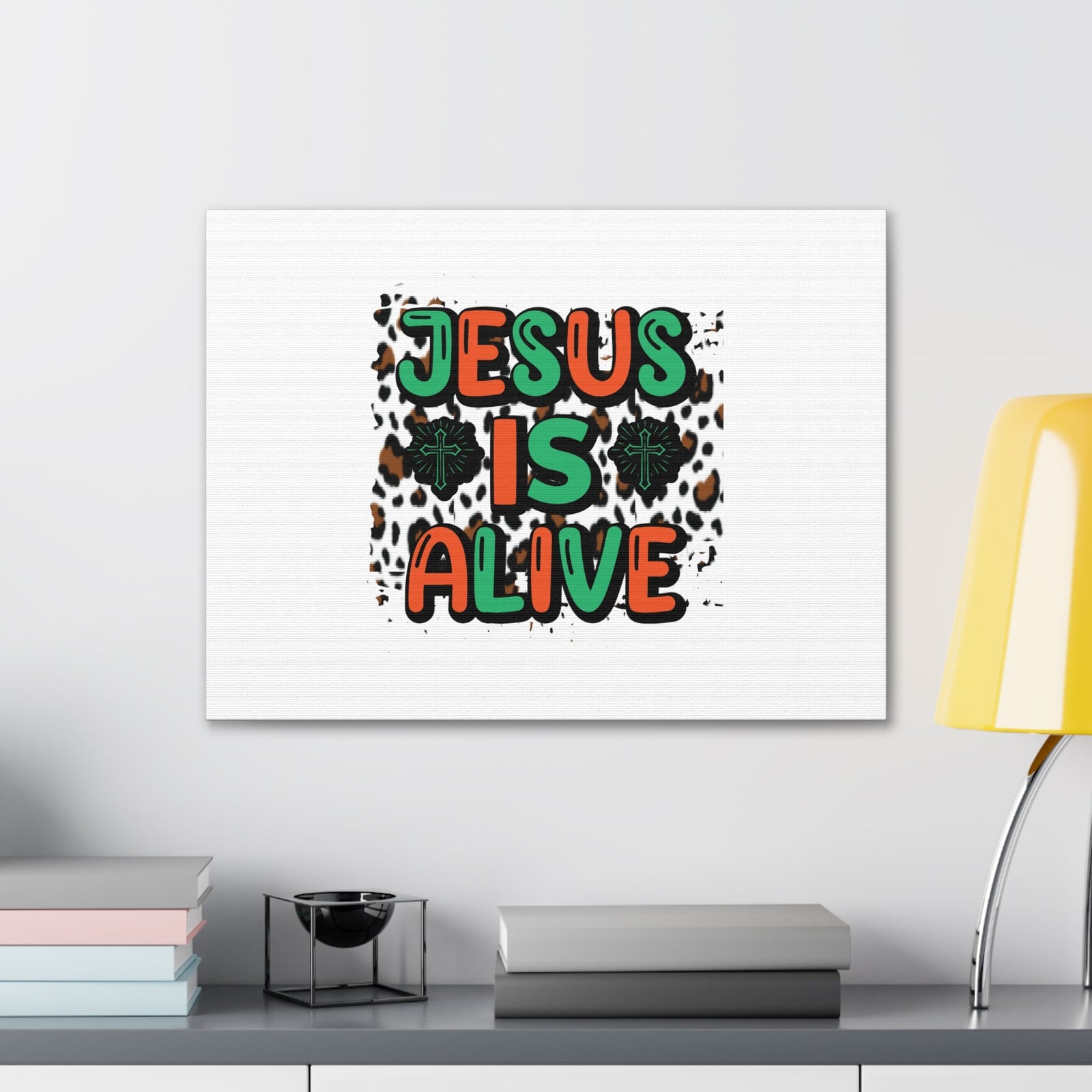 Scripture Walls Jesus Is Alive 1 Peter 3:18 Christian Wall Art Bible Verse Print Ready to Hang Unframed-Express Your Love Gifts