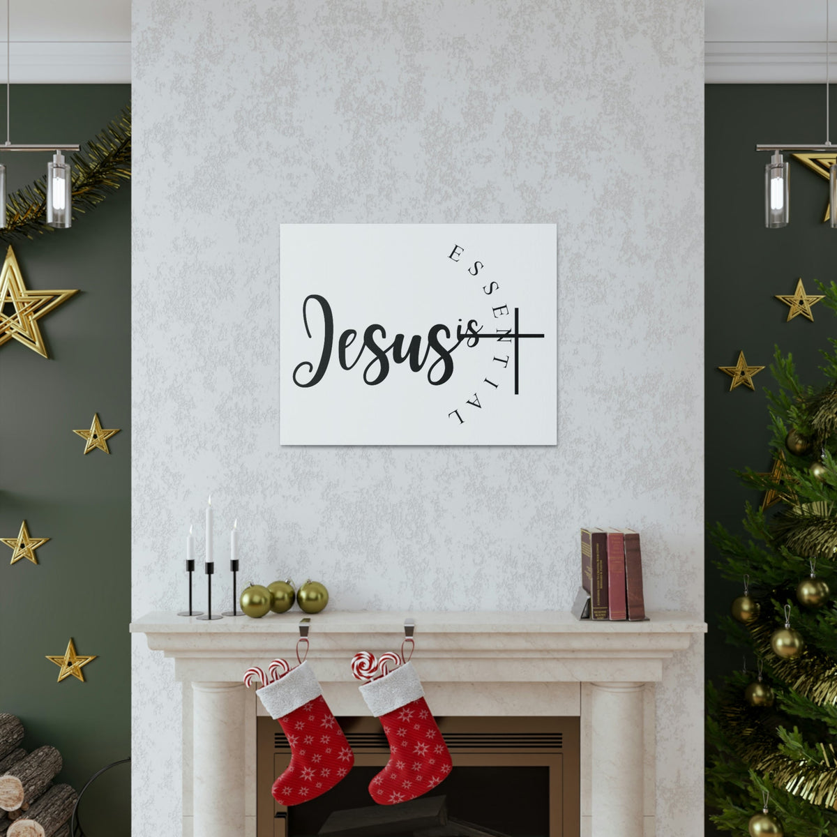 Scripture Walls Jesus Is Essential Ephesians 6:17 Christian Wall Art Print Ready to Hang Unframed-Express Your Love Gifts