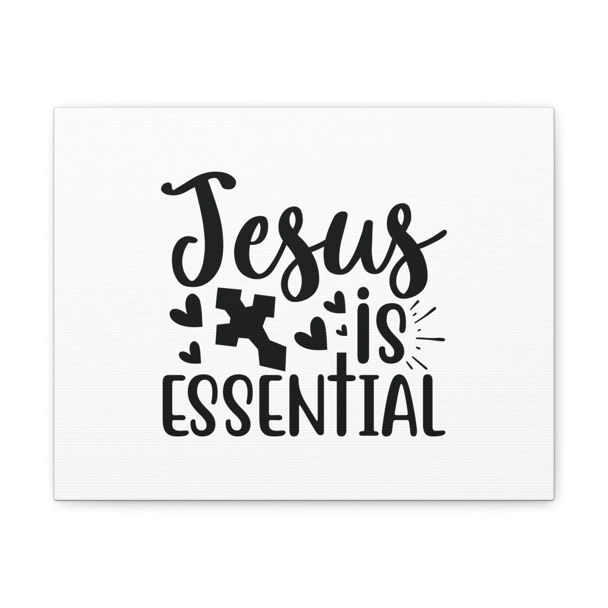 Scripture Walls Jesus Is Essential John 14:6 Cross Christian Wall Art Bible Verse Print Ready to Hang Unframed-Express Your Love Gifts