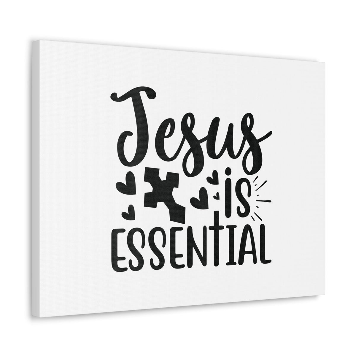 Scripture Walls Jesus Is Essential John 14:6 Cross Christian Wall Art Bible Verse Print Ready to Hang Unframed-Express Your Love Gifts