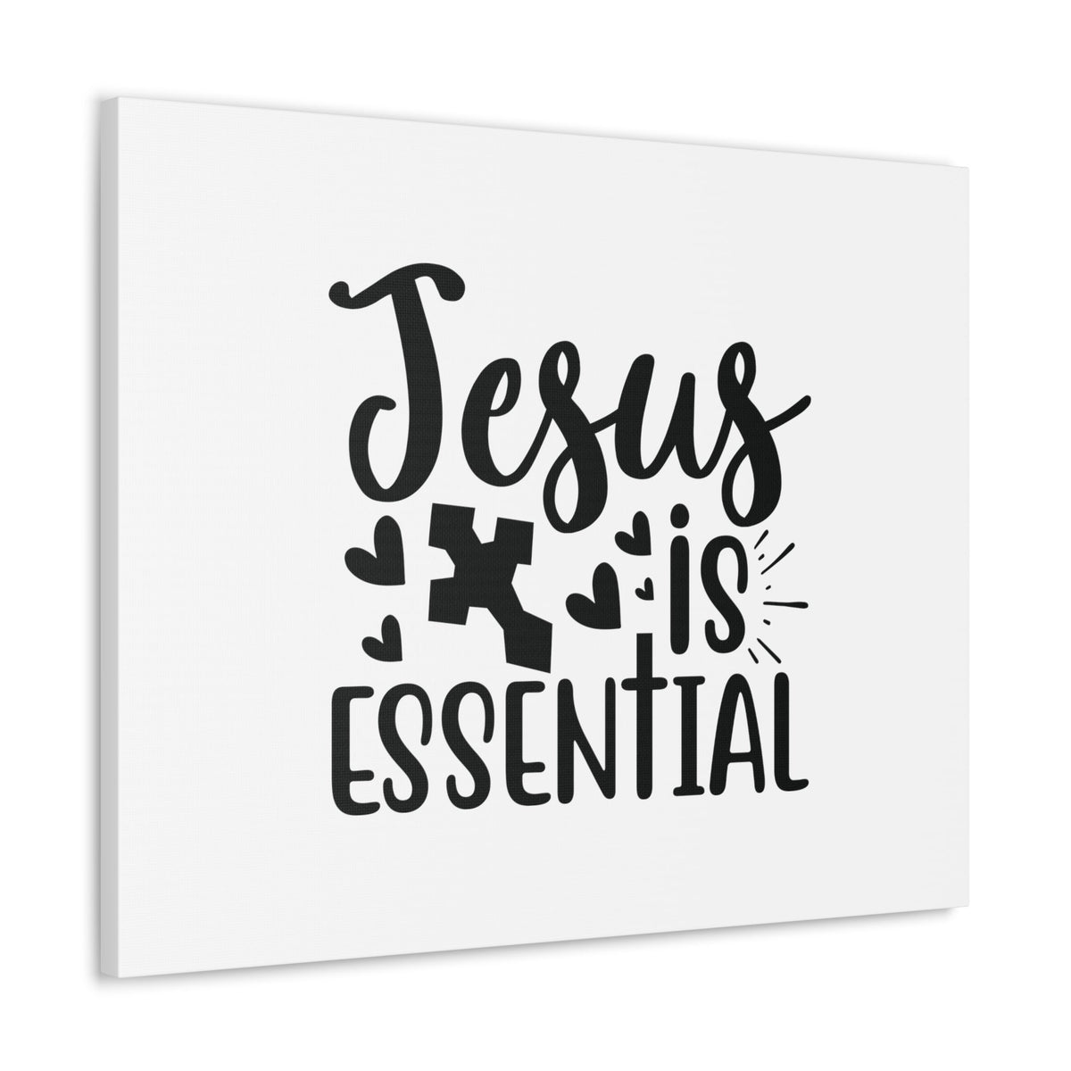 Scripture Walls Jesus Is Essential John 14:6 Cross Christian Wall Art Bible Verse Print Ready to Hang Unframed-Express Your Love Gifts