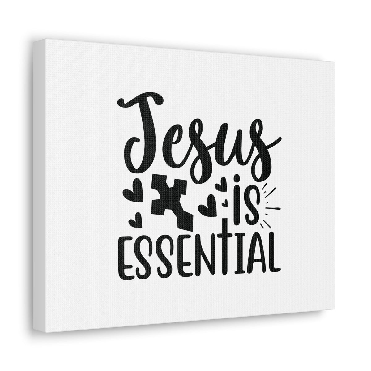 Scripture Walls Jesus Is Essential John 14:6 Cross Christian Wall Art Bible Verse Print Ready to Hang Unframed-Express Your Love Gifts