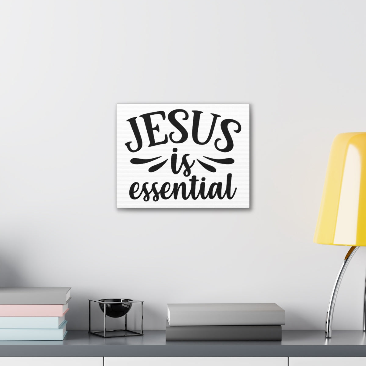 Scripture Walls Jesus Is Essential John 15:13 Christian Wall Art Print Ready to Hang Unframed-Express Your Love Gifts