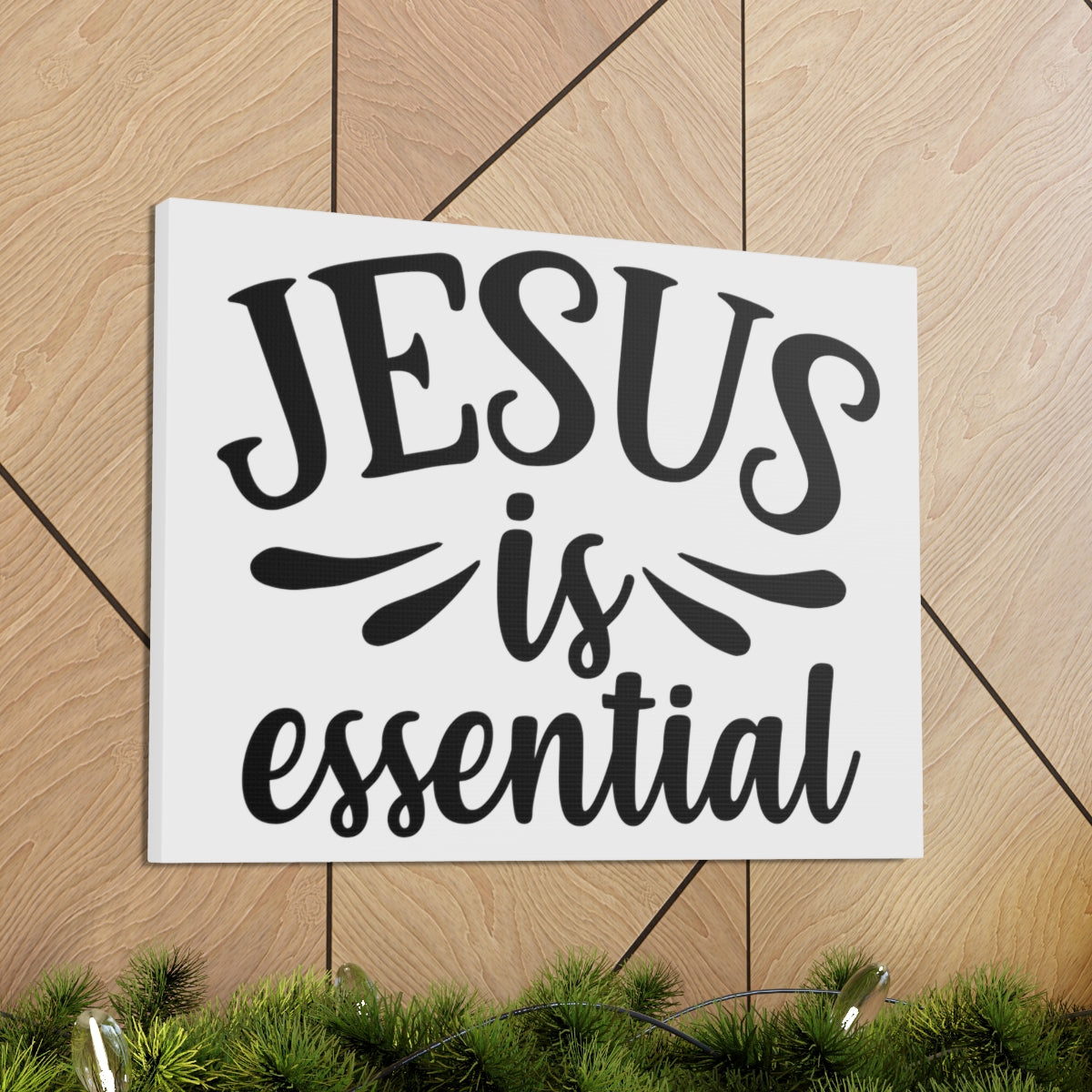 Scripture Walls Jesus Is Essential John 15:13 Christian Wall Art Print Ready to Hang Unframed-Express Your Love Gifts