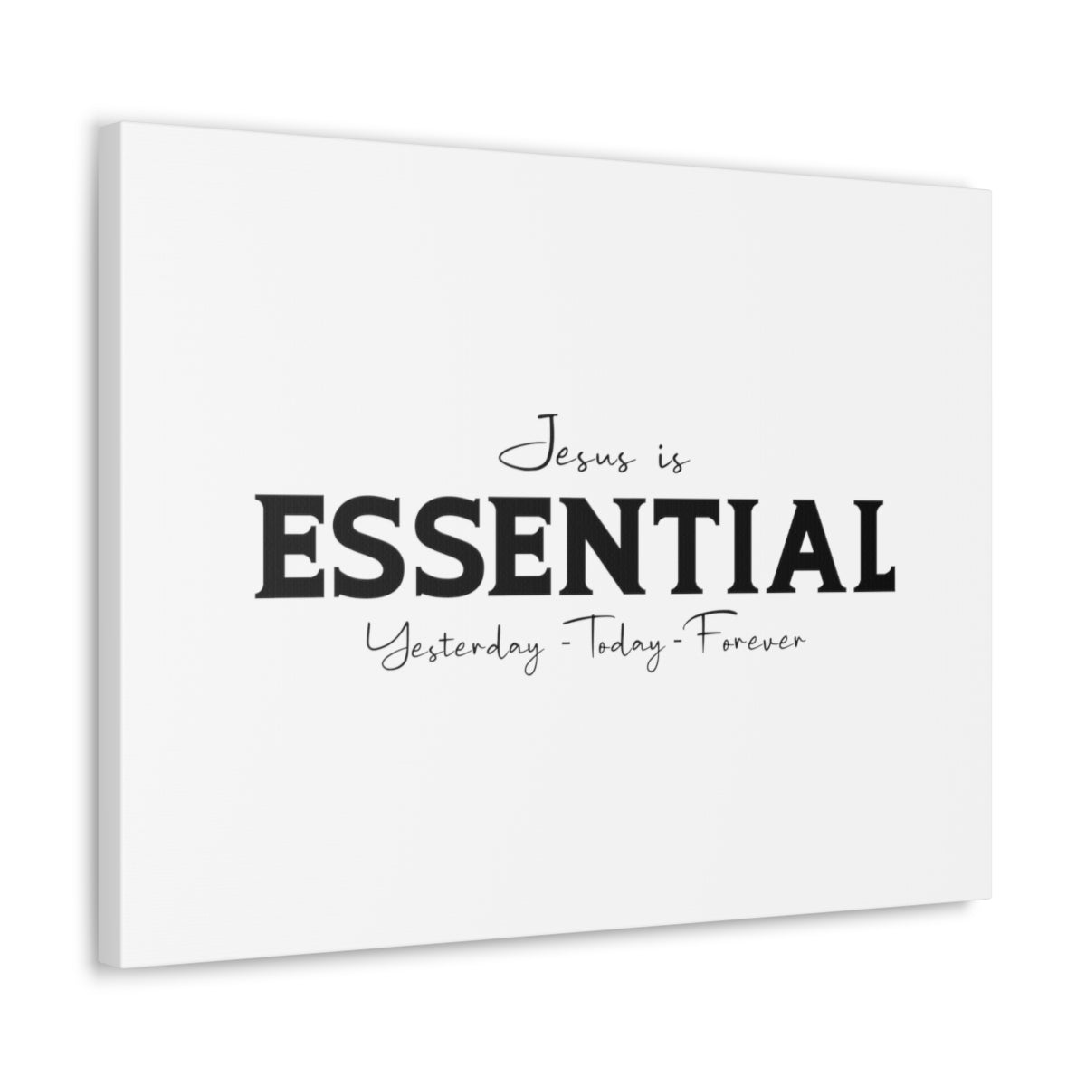Scripture Walls Jesus Is Essential Philippians 4:19 White Christian Wall Art Bible Verse Print Ready to Hang Unframed-Express Your Love Gifts