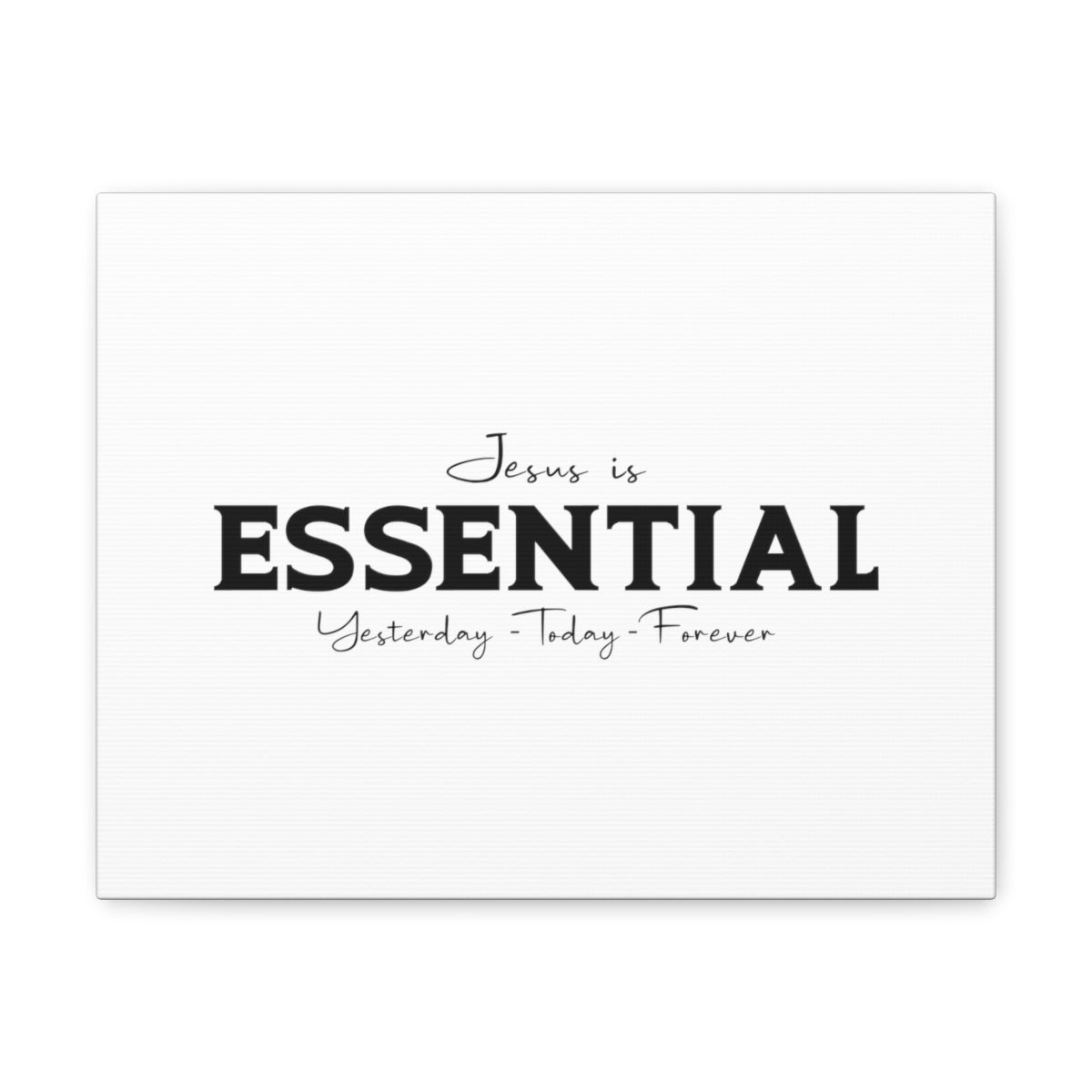 Scripture Walls Jesus Is Essential Philippians 4:19 White Christian Wall Art Bible Verse Print Ready to Hang Unframed-Express Your Love Gifts