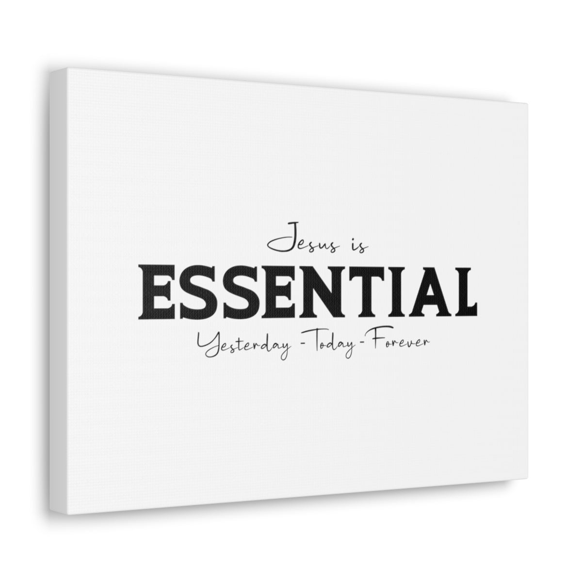 Scripture Walls Jesus Is Essential Philippians 4:19 White Christian Wall Art Bible Verse Print Ready to Hang Unframed-Express Your Love Gifts