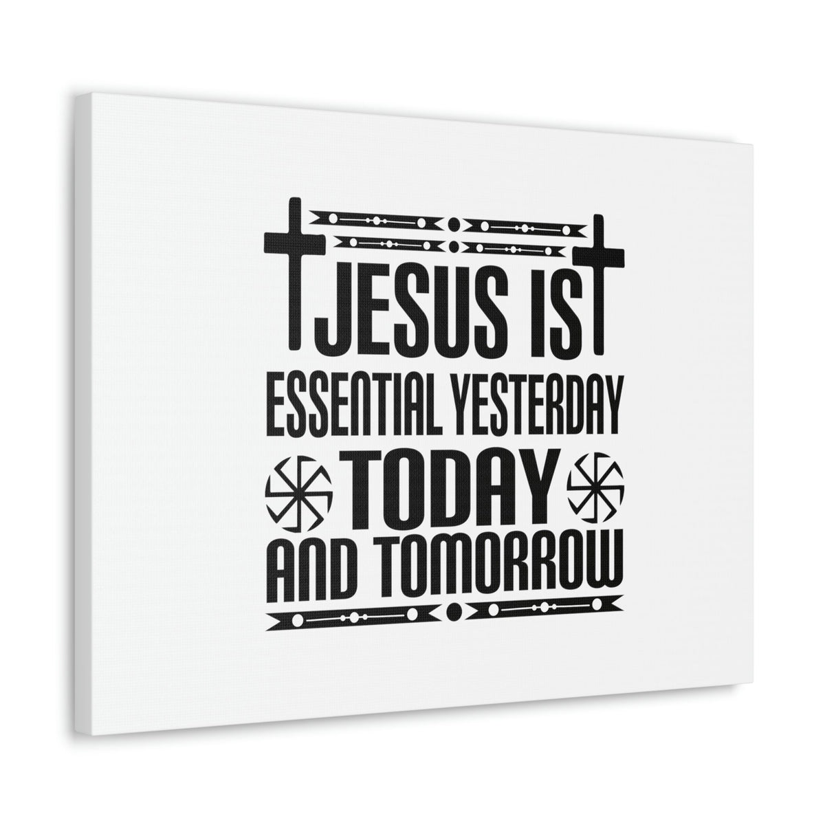 Scripture Walls Jesus Is Essential Romans 6:23 Cross Christian Wall Art Bible Verse Print Ready to Hang Unframed-Express Your Love Gifts