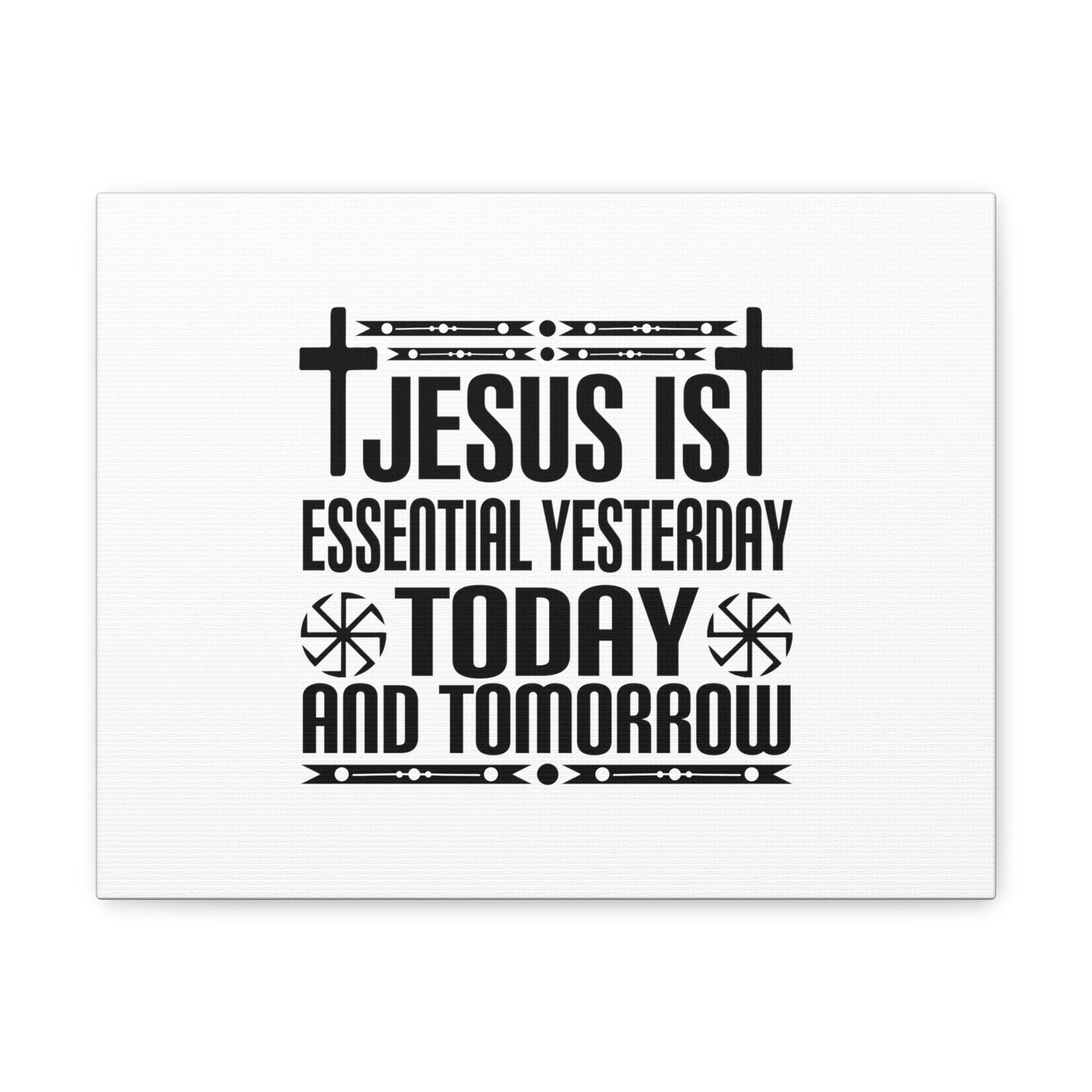 Scripture Walls Jesus Is Essential Romans 6:23 Cross Christian Wall Art Bible Verse Print Ready to Hang Unframed-Express Your Love Gifts