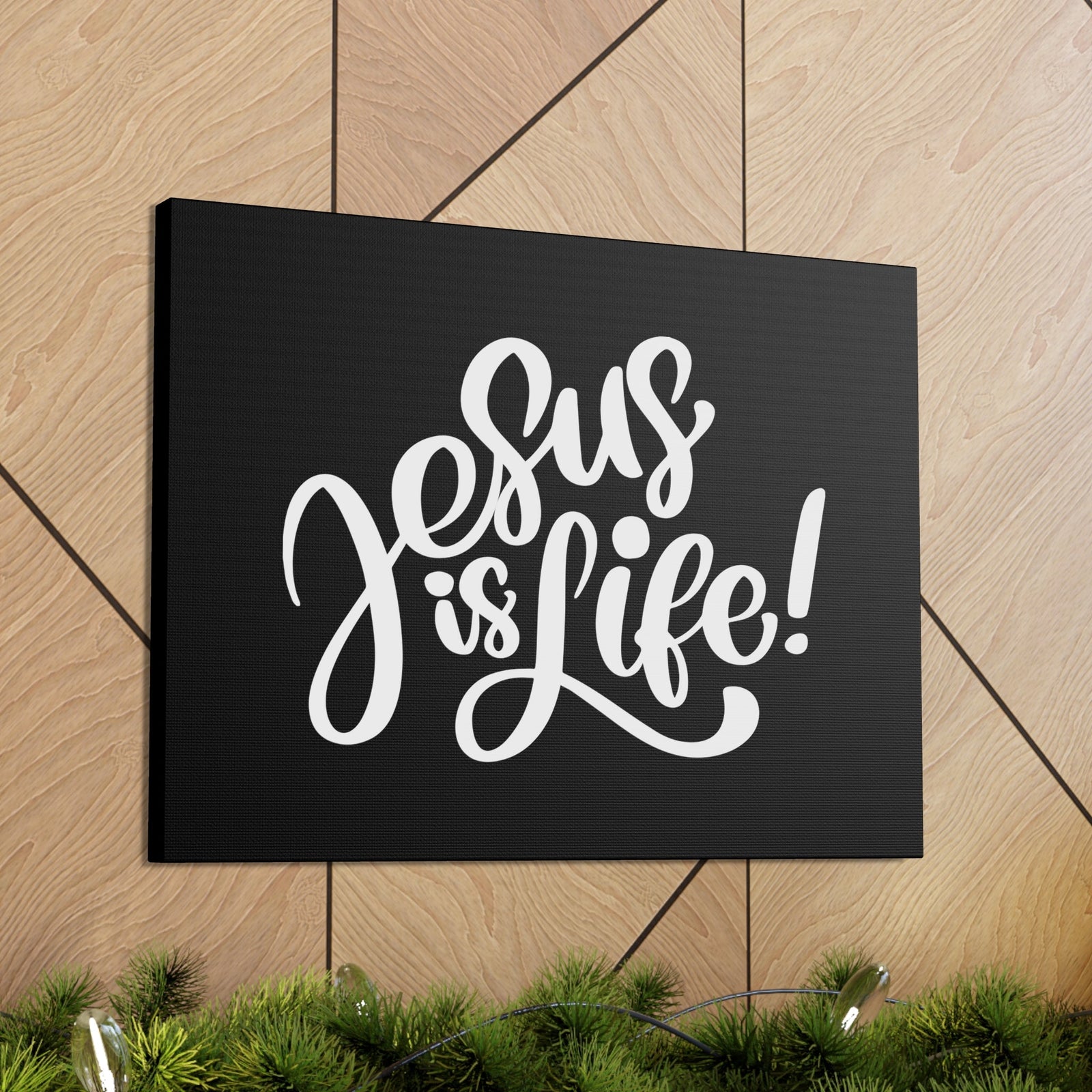 Scripture Walls Jesus Is Life! John 3:16 Christian Wall Art Bible Verse Print Ready to Hang Unframed-Express Your Love Gifts
