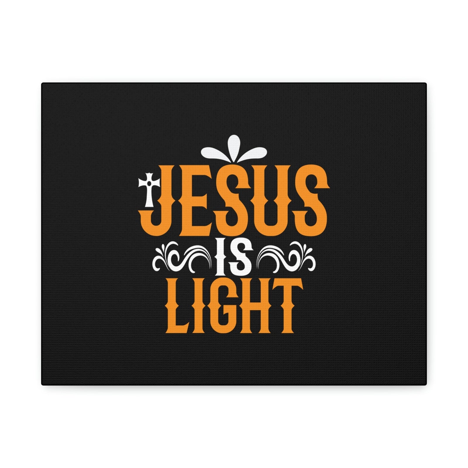Scripture Walls Jesus is Light John 8:12 Canvas Christian Wall Art Ready to Hang Unframed-Express Your Love Gifts