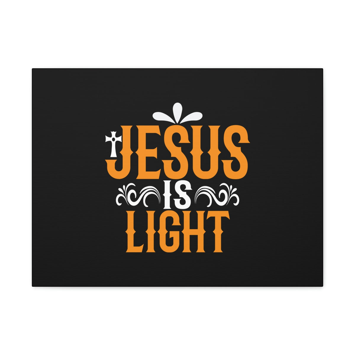 Scripture Walls Jesus is Light John 8:12 Canvas Christian Wall Art Ready to Hang Unframed-Express Your Love Gifts
