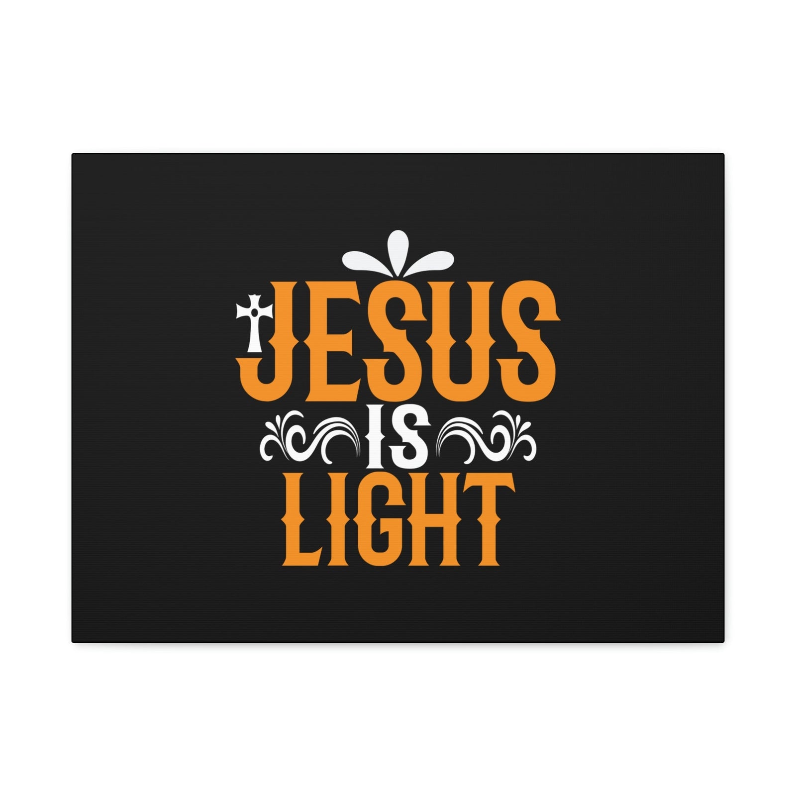 Scripture Walls Jesus is Light John 8:12 Canvas Christian Wall Art Ready to Hang Unframed-Express Your Love Gifts