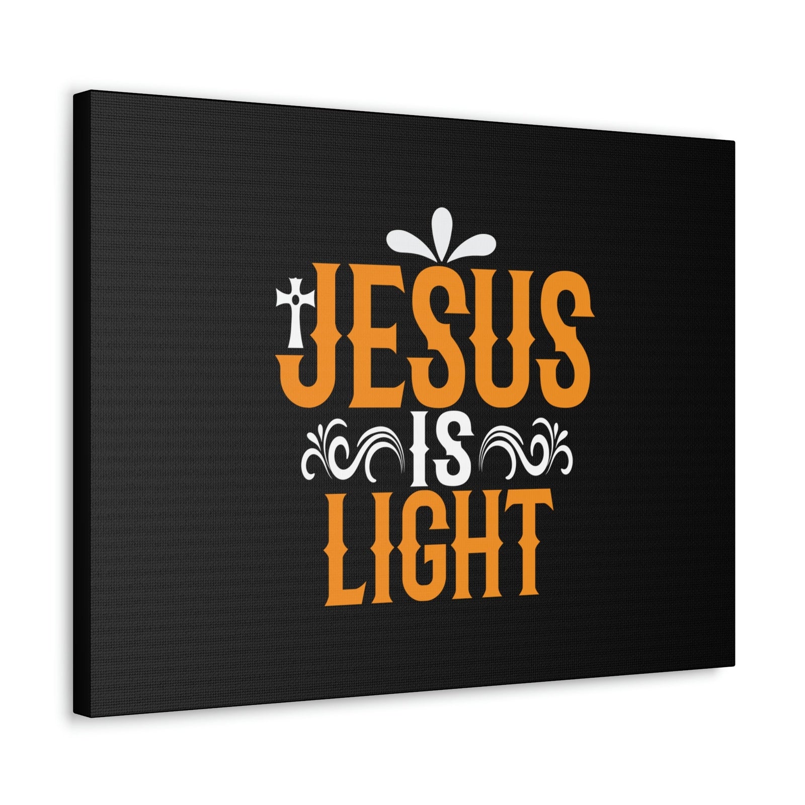 Scripture Walls Jesus is Light John 8:12 Canvas Christian Wall Art Ready to Hang Unframed-Express Your Love Gifts